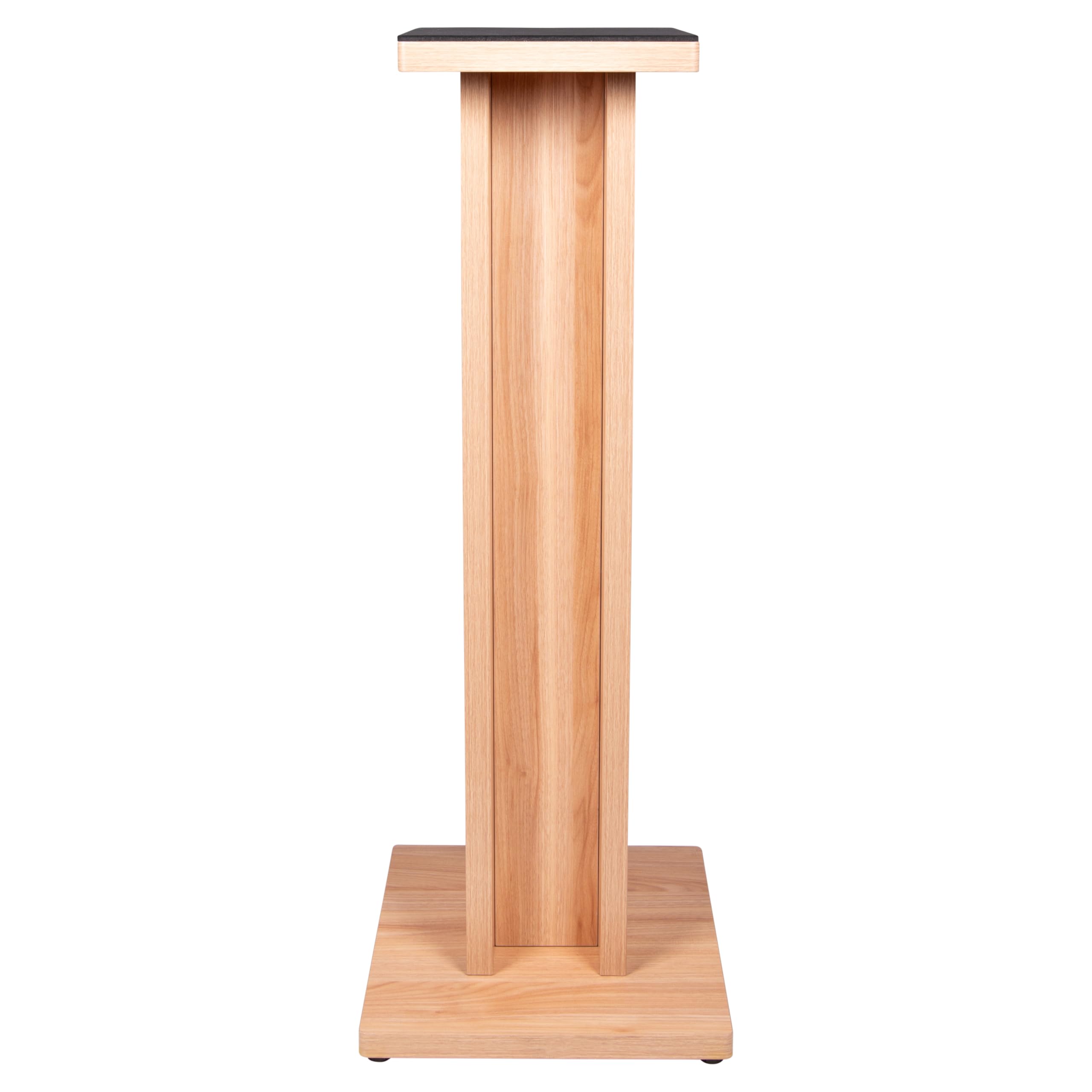 Gator Frameworks Elite Series Studio Monitor Stand - Floor Standing, Natural Maple Matte Finish for Home & Professional Recording Studios
