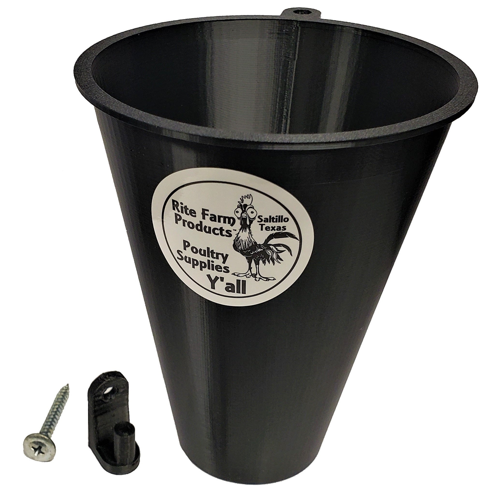 2 Pack of Extra Small Poly Quail Processing Kill Cones with Mounts & Screws - Durable Poultry Processing Equipment for Small Birds, Perfect for Quail, Chukar & Pheasant Hunting | Ideal for Home Butchering & Farm Use