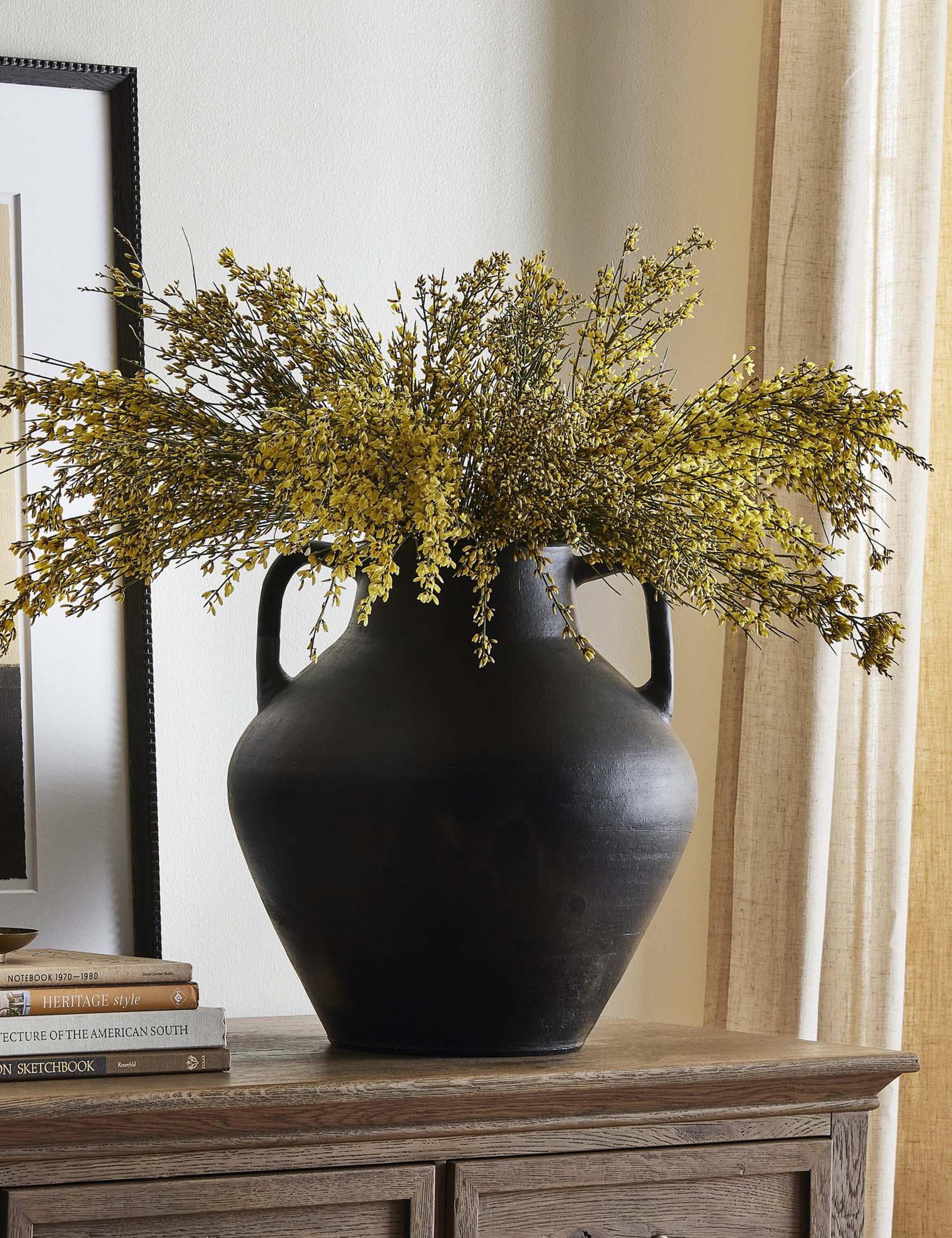 Amber Lewis x Four Hands Atrani Vase - Modern Ceramic Home Decor for Living Room, Bedroom & Dining Table Centerpiece