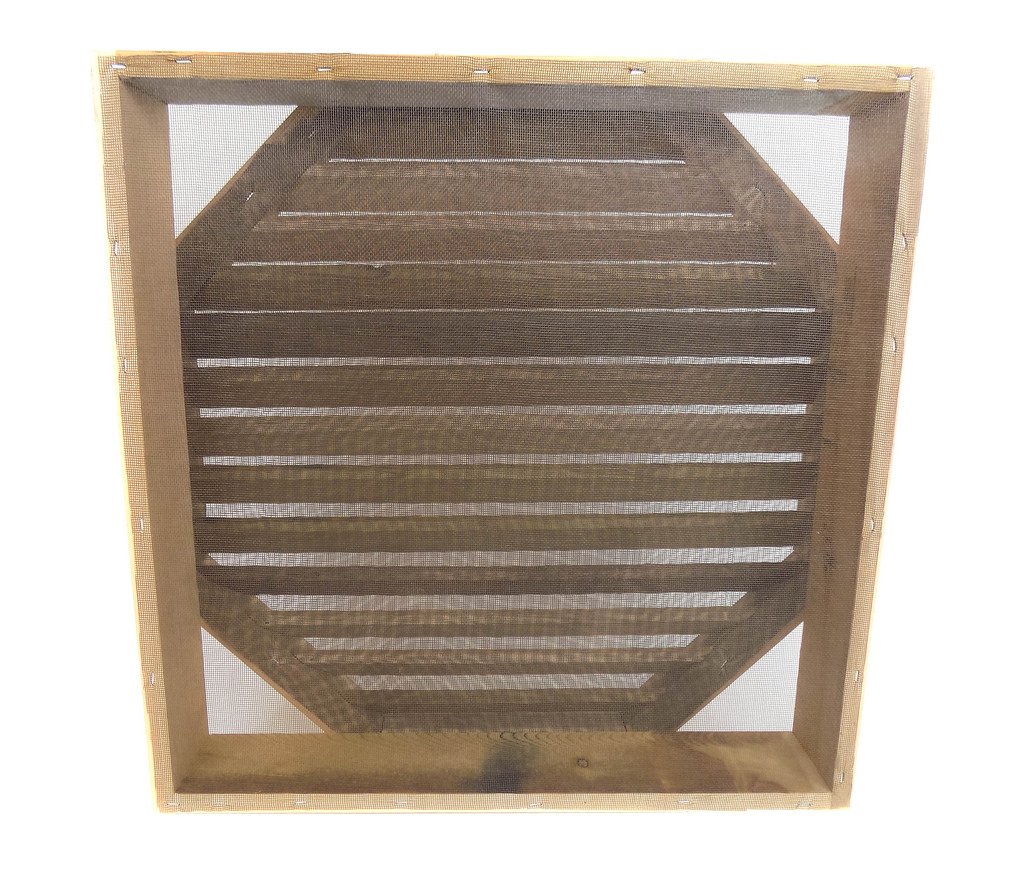 Octagon Clear Cedar Vent - 24x24 Inch Recessed Mount Air Vent for Attic, Basement & Crawl Space Ventilation
