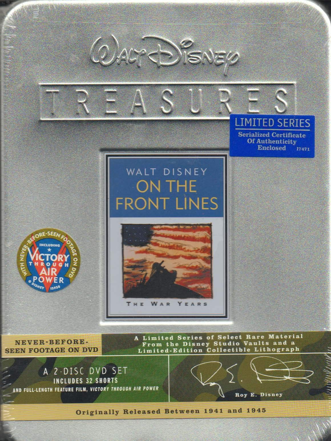 Walt Disney Treasures - On the Front Lines WWII Documentary Collection [DVD] - Perfect for History Buffs & Disney Collectors