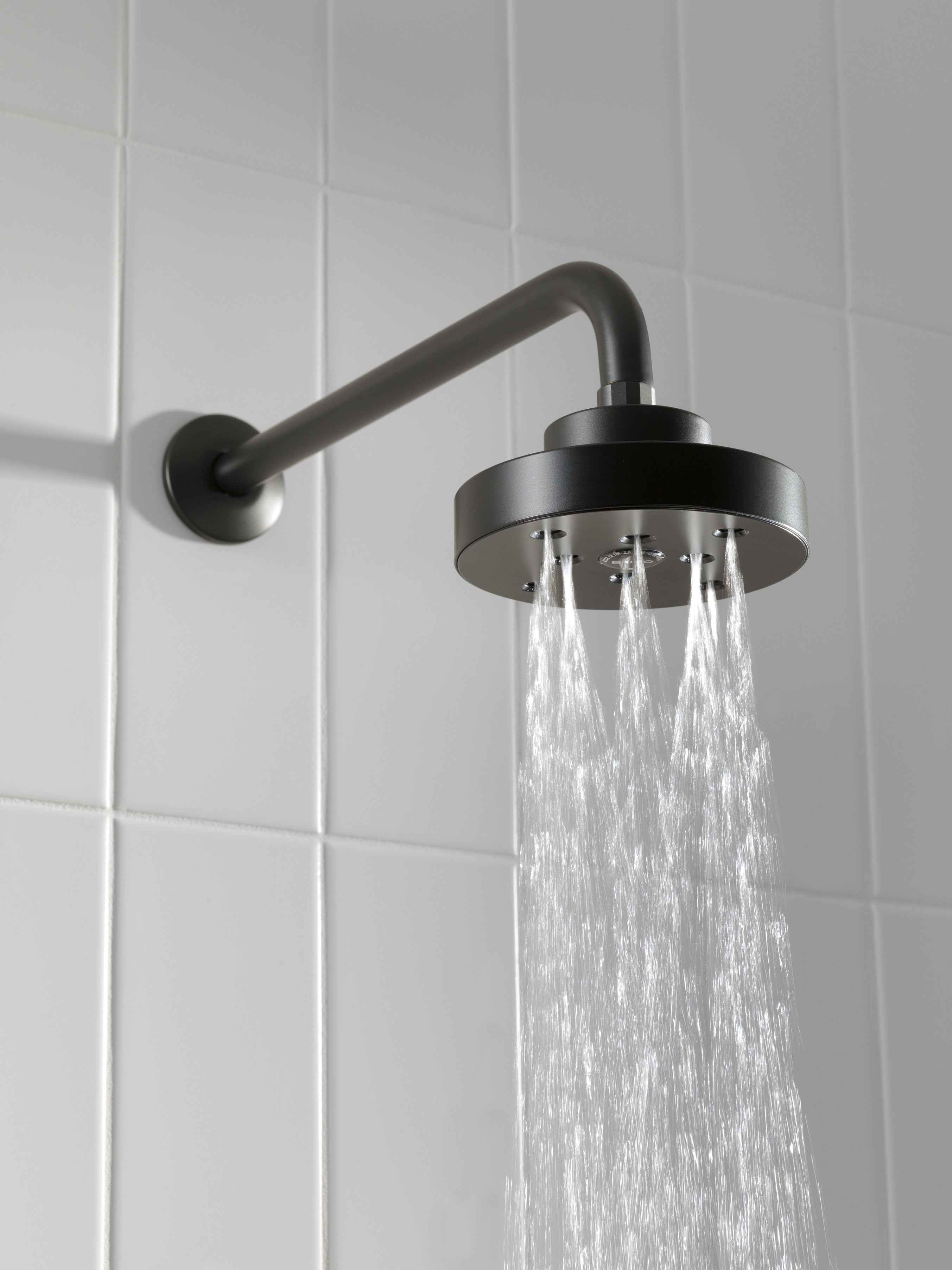 Brizo RP71648BL 16-Inch Matte Black Shower Arm and Flange Set - Durable Bathroom Fixture for Modern Showers & Spa-Like Experience