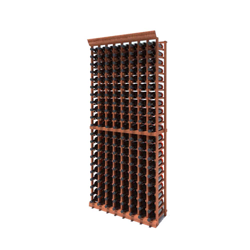 8 Column 168 Bottle 7ft Wine Rack Kit - Sturdy Metal Wine Storage Organizer for Home, Restaurant & Bar - Perfect for Wine Cellar, Kitchen & Dining Room Organization