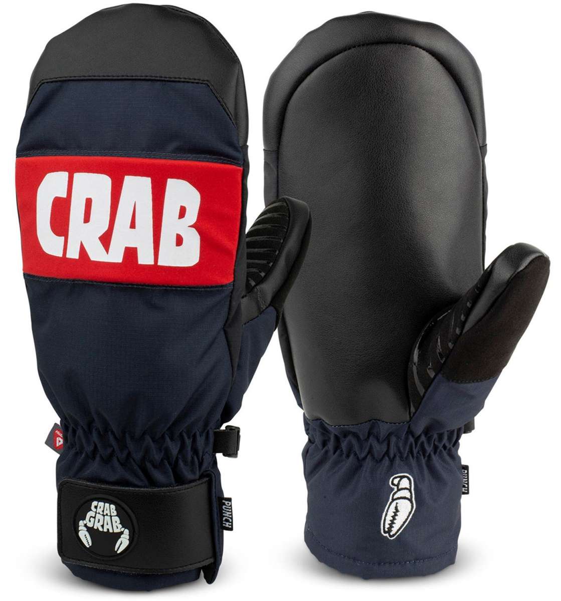Crab Grab Punch Mittens 2024 - Premium Snowboard & Ski Gloves for Cold Weather - Waterproof & Warm Winter Gloves for Men & Women - Perfect for Snowboarding, Skiing, and Outdoor Winter Activities