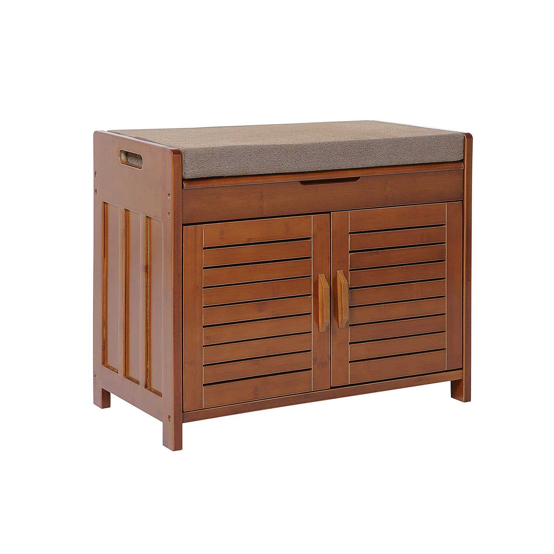 Multi-Functional Shoe Rack Bench with Storage - 3-in-1 Shoe Cabinet, Detachable Cushion & Hidden Compartment - Perfect for Entryway, Mudroom, and Closet Organization