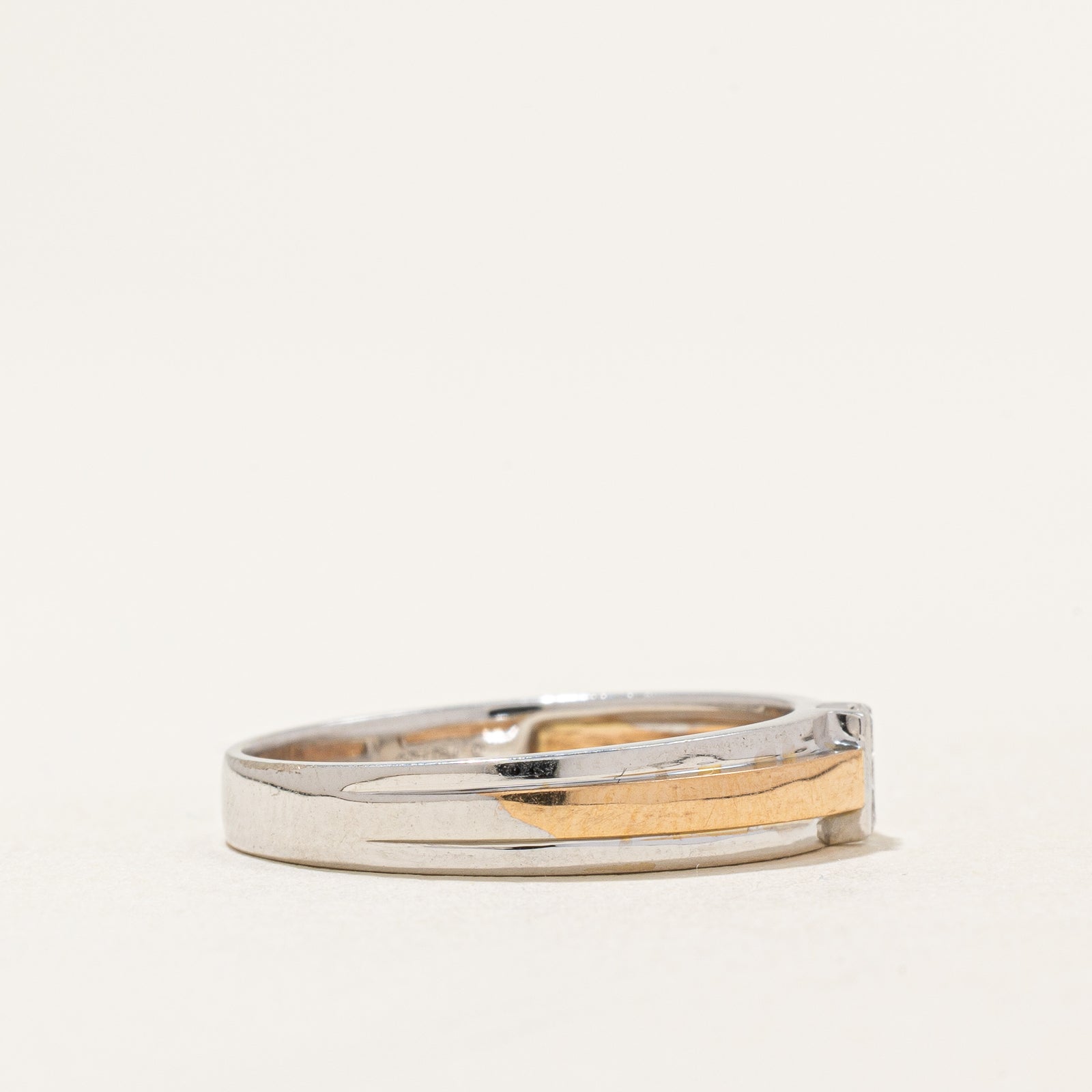 Elegant Two Stone Diamond Band Ring | 0.034ctw | Size 8 | Perfect for Anniversary Gifts & Wedding Bands