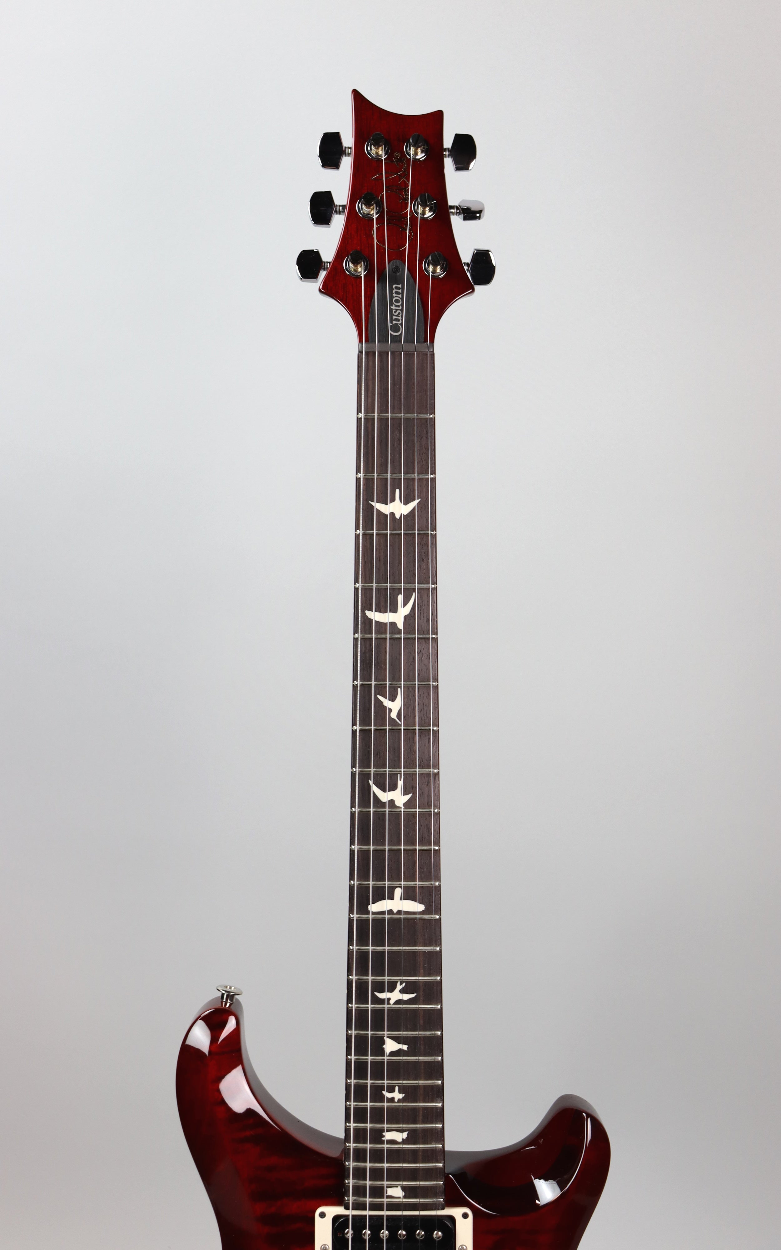 Paul Reed Smith S2 Custom 24 Electric Guitar - Fire Red Burst Finish | Professional Grade Solid Body Guitar for Rock, Blues & Jazz Performances