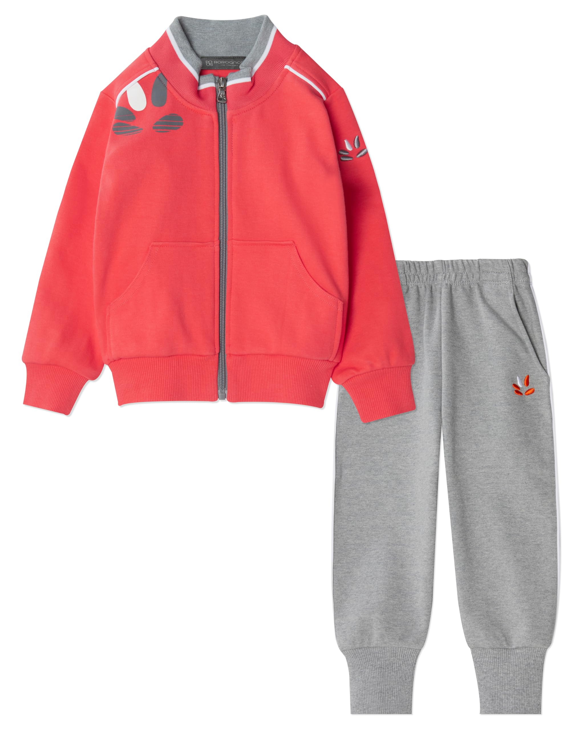 Boys' 2-Piece Tracksuit Set (3-9 Years) - 3D Fit, Zip-Up Jacket & Joggers for Active Play