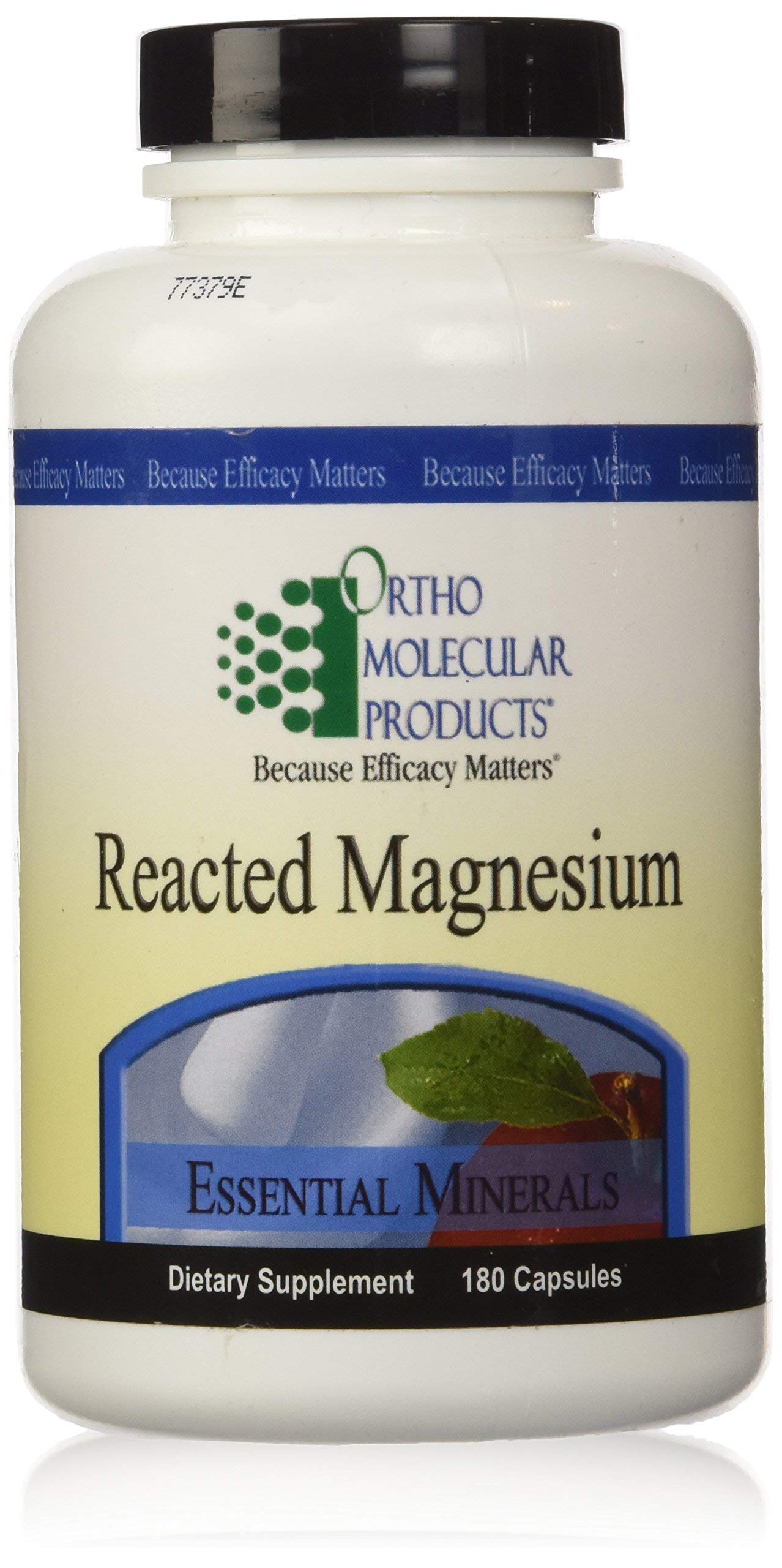 Ortho Molecular Products Reacted Magnesium 180 Capsules - High Absorption Magnesium Supplement for Muscle Relaxation, Sleep Support & Stress Relief