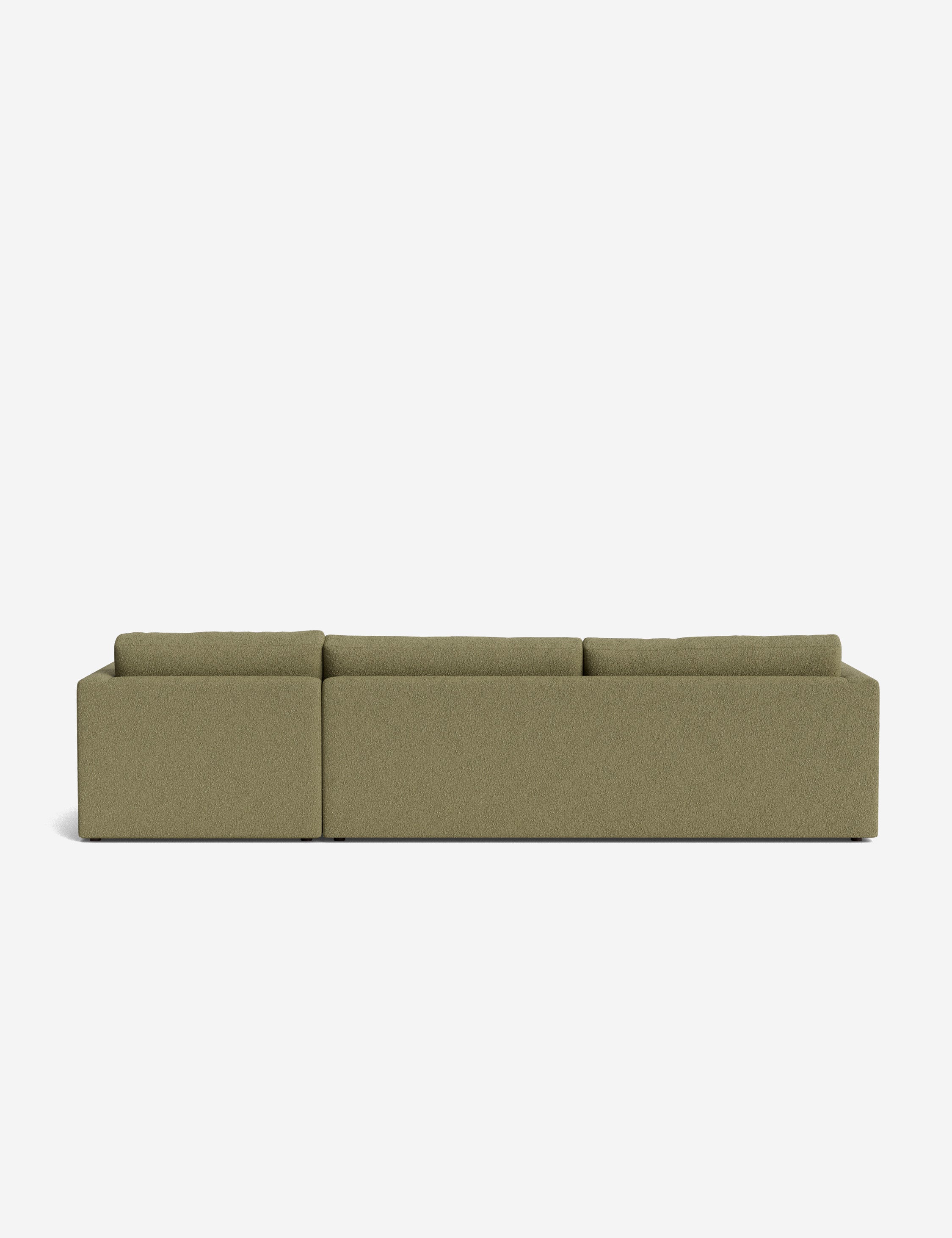 Durham Chaise Sectional Sofa - Modern L-Shaped Couch with Chaise Lounge, Upholstered Fabric, Comfortable Living Room Furniture for Small Spaces | Perfect for Apartments, Condos & Family Gatherings