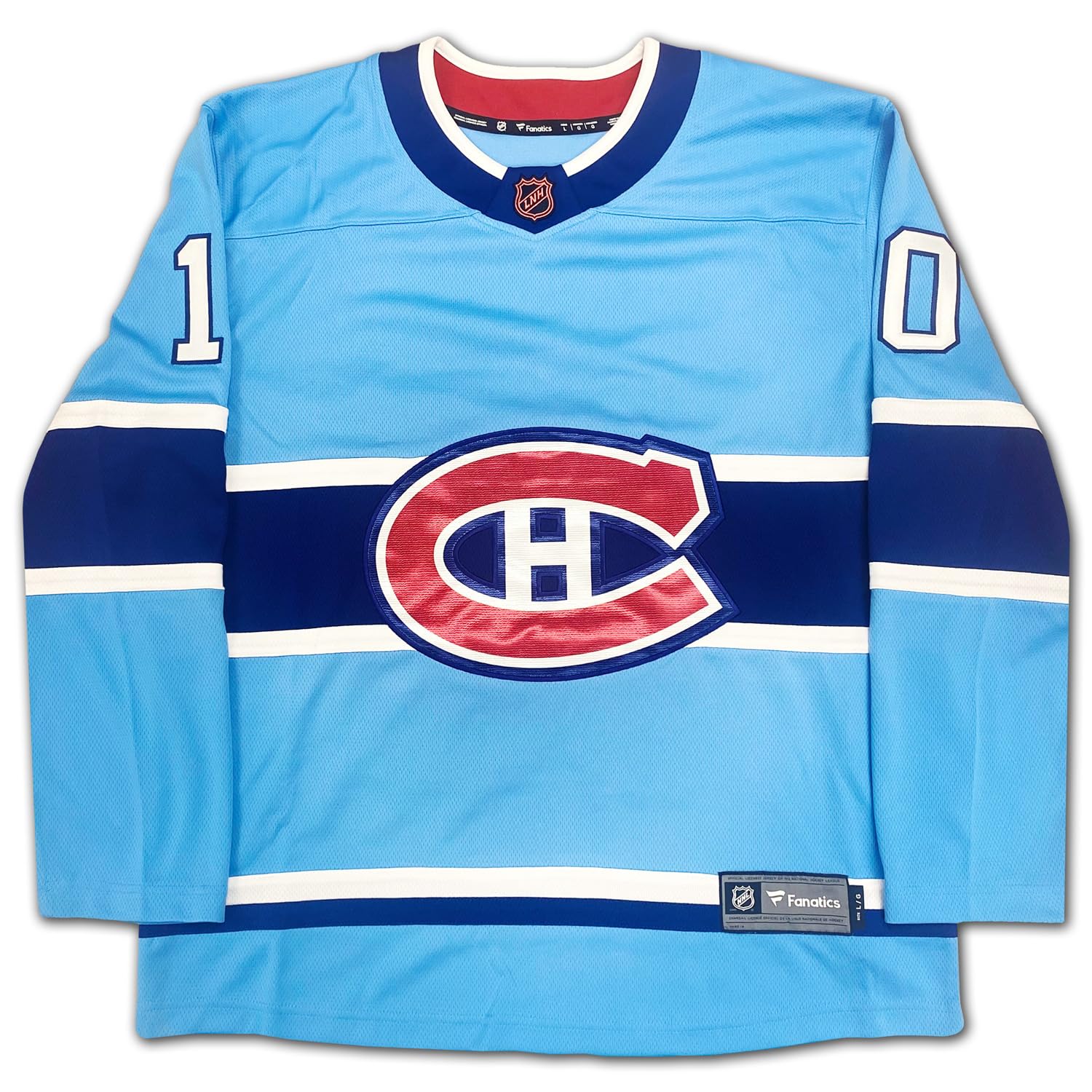 Guy Lafleur Autographed Montreal Canadiens Baby Blue Hockey Jersey - Signed NHL Collectible for Hockey Fans - Perfect for Memorabilia Displays & Sports Collections