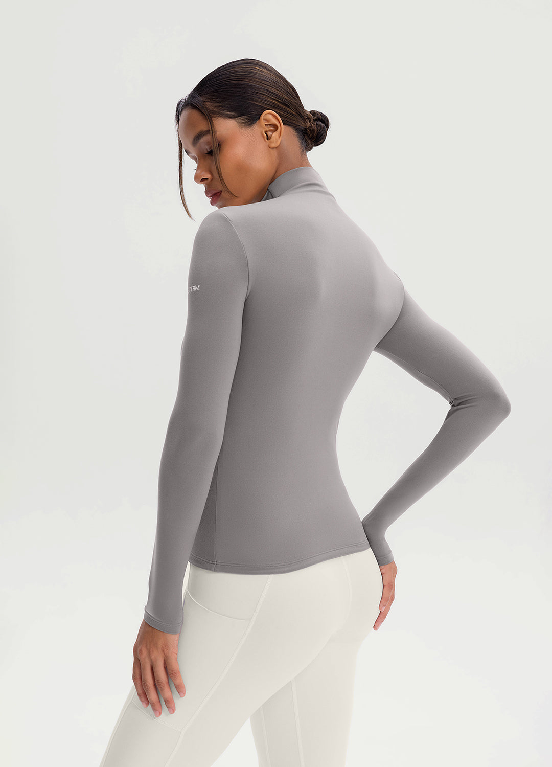 Women's Mock Neck Long Sleeve Tops - Soft Stretchy Basic Shirts for Layering | Perfect for Work, Casual Outfits & Fall Wardrobe Essentials