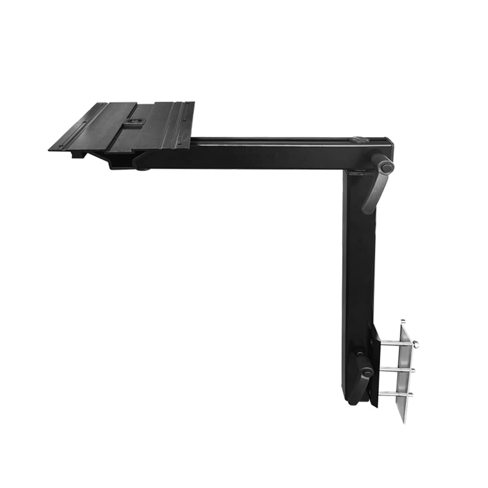 Adjustable Aluminum Alloy Table Legs - 360° Rotating & Height Adjustable for Camping, RV, Outdoor Picnics & Home Office (Black) - Easy to Assemble & Disassemble