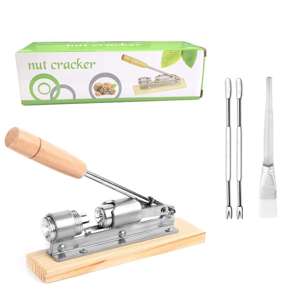 Heavy Duty Nutcracker Tool for Walnuts, Pecans, Almonds - Kitchen & Camping Use
