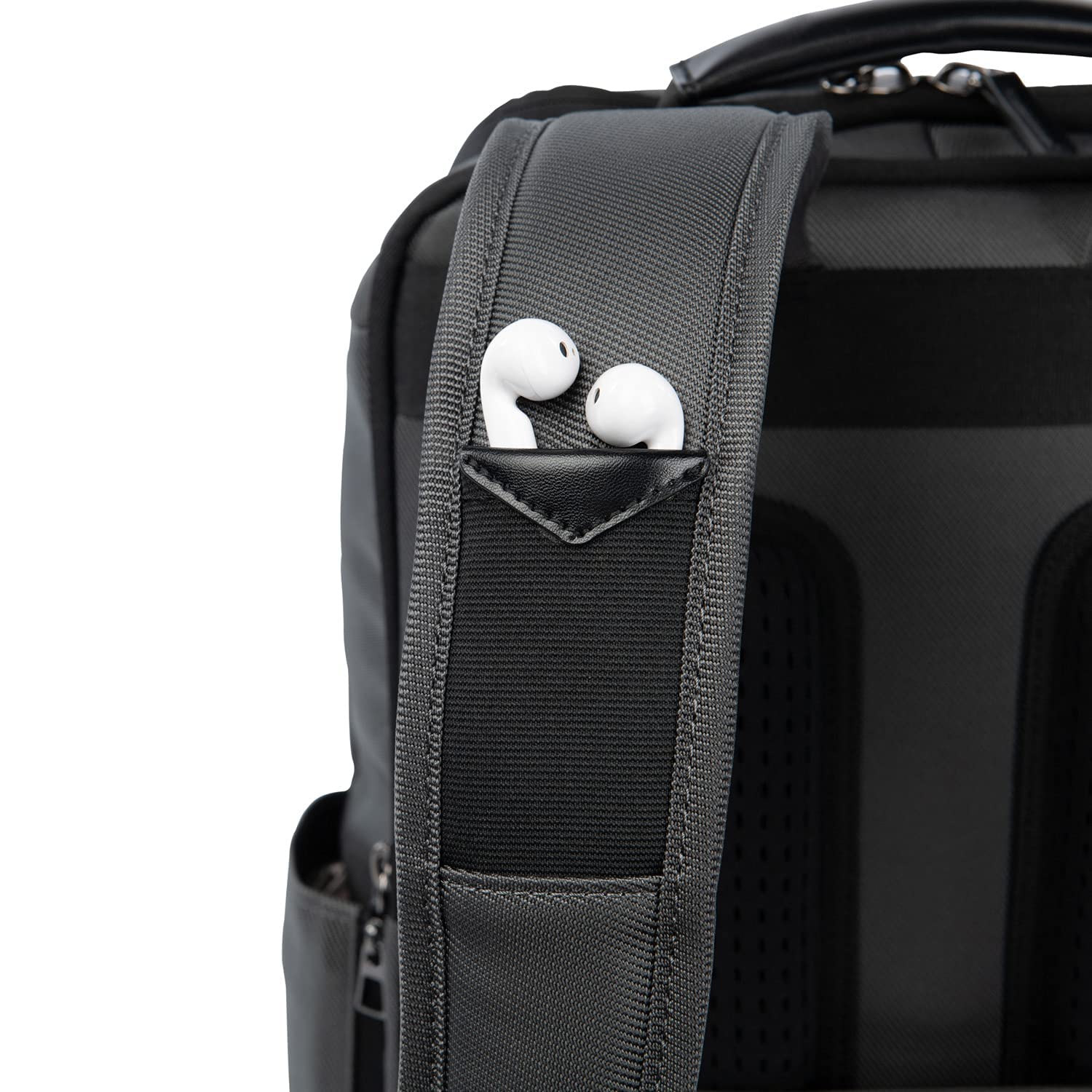 Travelpro Crew Executive Choice 3 Slim Backpack for 15.6 Inch Laptop & Tablet - Water-Resistant Business Backpack for Men & Women (Titanium Grey) - Perfect for Business Travel, Commuting & Office Use