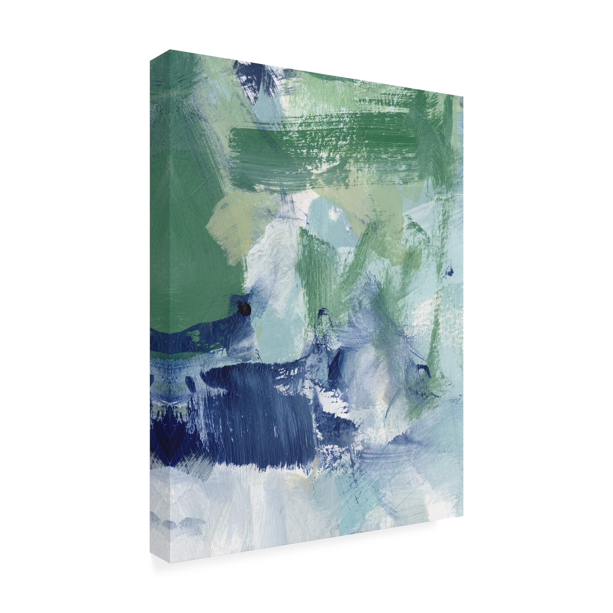 Northern Lights Abstract V Canvas Art Print by Christina Long - 24x32 Inches - Modern Home Decor for Living Room, Bedroom & Office