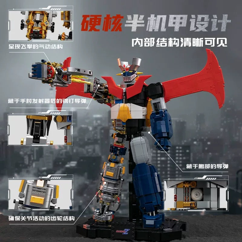 Pantasy Mazinger Z Series Building Blocks - Collectible Robot Model Kit for Adults & Kids - Perfect for Gifts, Display, and Anime Fans