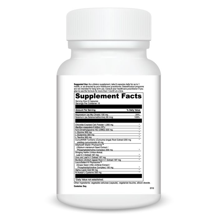 DaVinci Labs Multiphase Detox Supplement - 90 Capsules for Liver Support & Body Cleansing | Natural Detoxifier for Daily Wellness & Heavy Metal Removal