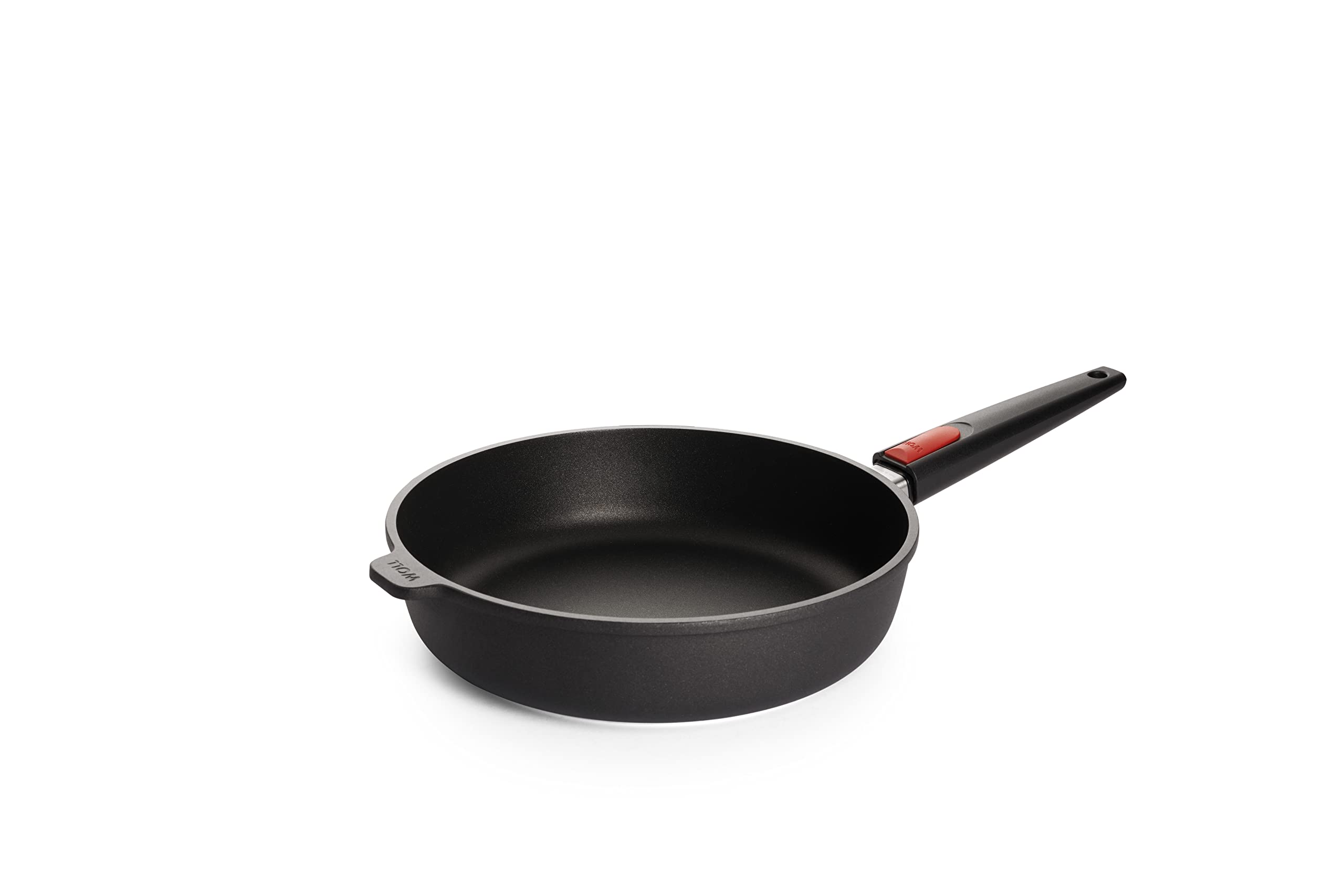 Woll Nowo 28cm Nonstick Saute Pan with Removable Handle - Perfect for Frying, Searing & Cooking Pasta | Induction Compatible Cookware for Home Chefs