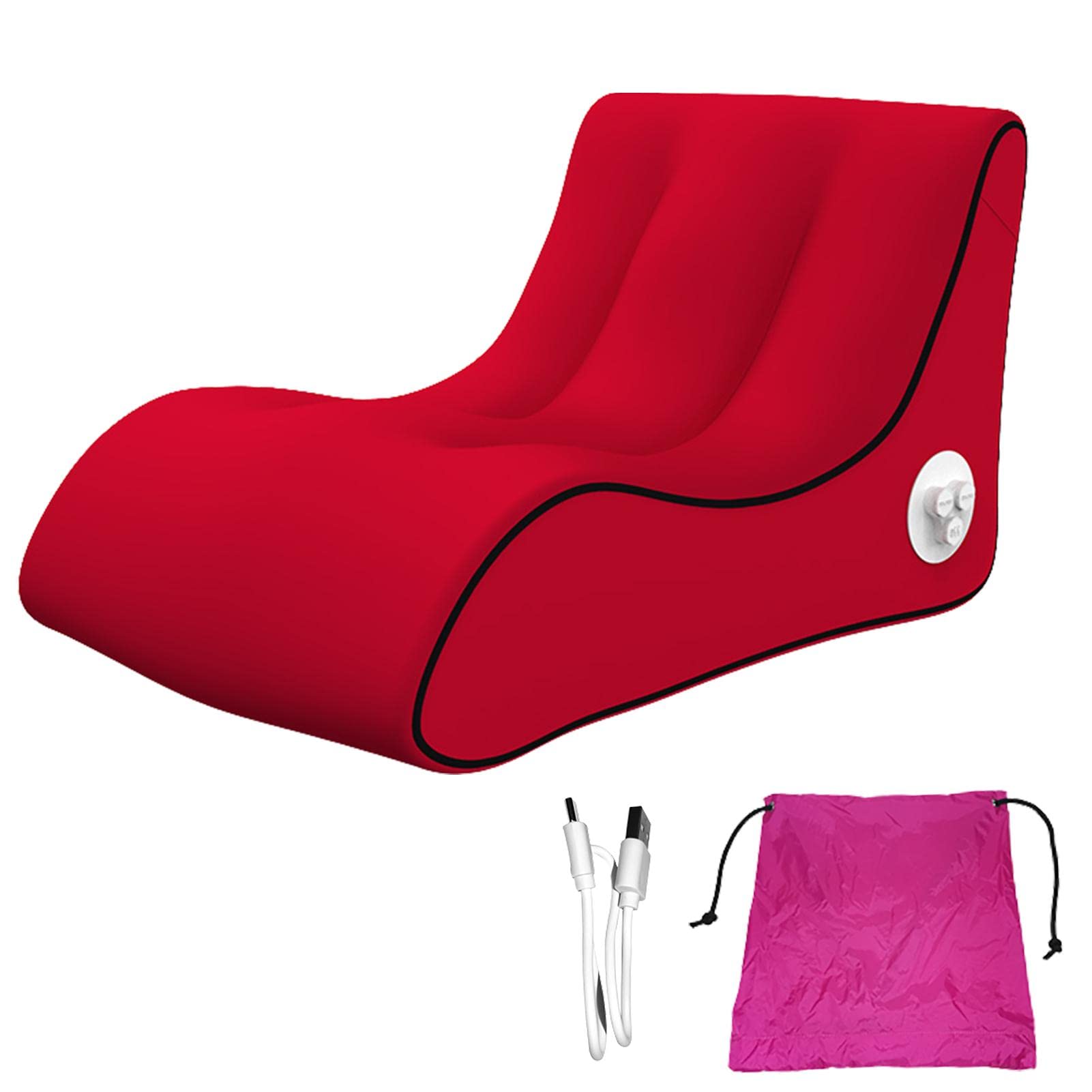 Inflatable Chair Sofa with Electric Pump & Power Bank - Portable Blow Up Couch for Camping, Travel, Beach, Picnic & Outdoor Relaxation | Perfect for Backyard Lounging, Hiking Trips and Poolside Comfort