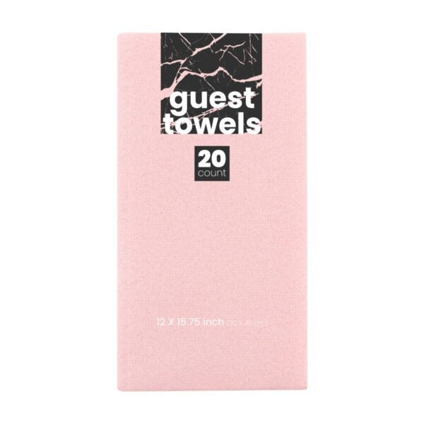 Premium Disposable Paper Napkins - 20 Pack, Soft Pink, Eco-Friendly & Absorbent - Perfect for Parties, Picnics, and Everyday Dining
