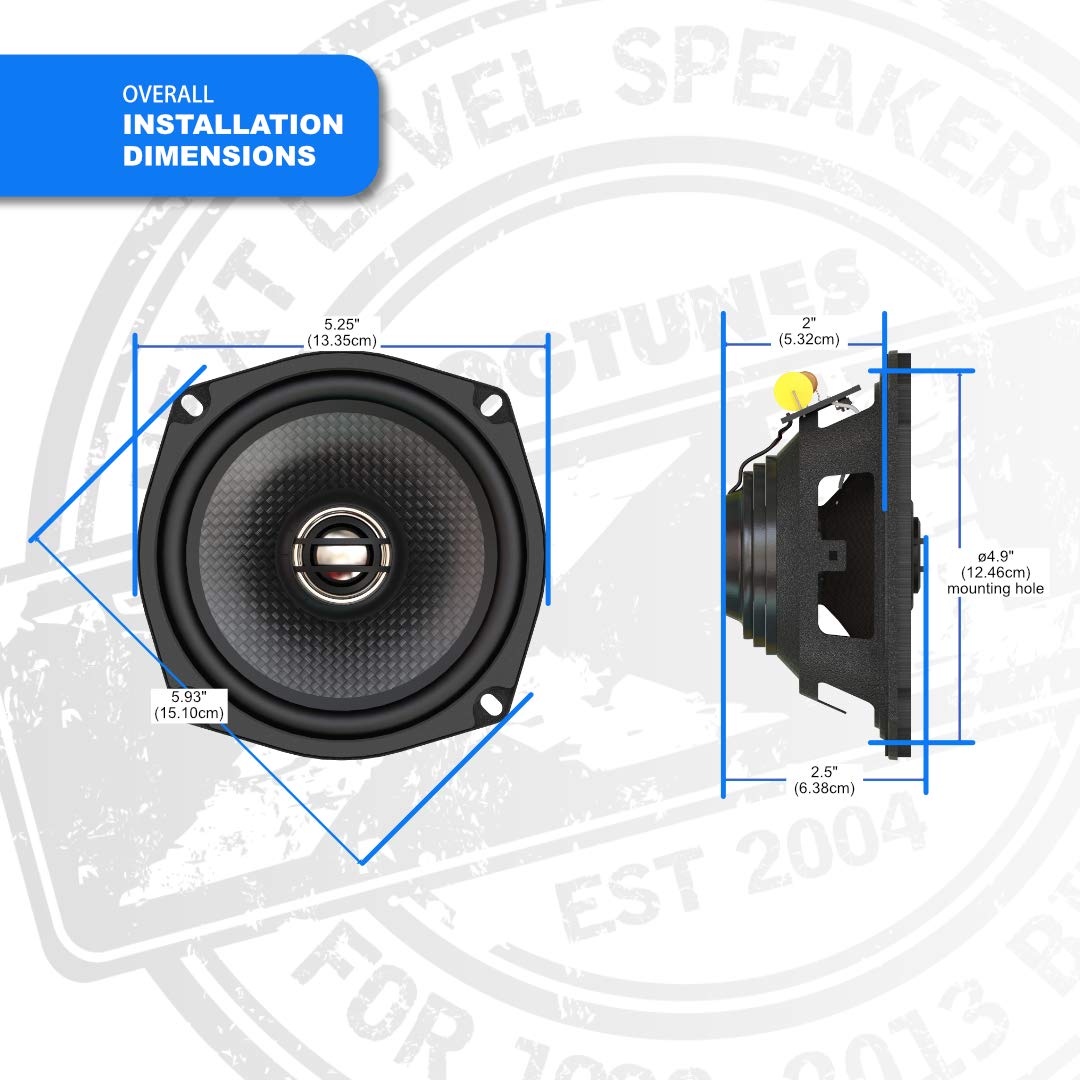 Hogtunes 352-XLR High Performance XL Series 5.25