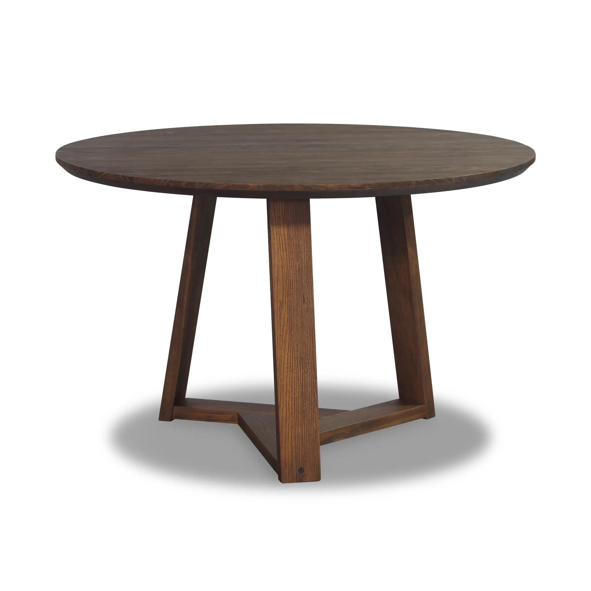 Stylish Cascais Round Dining Table - Modern Wooden Kitchen Table for 4-6 People | Perfect for Small Spaces, Breakfast Nooks & Cozy Family Meals