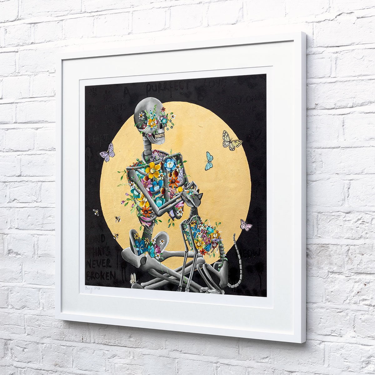 A Purrfect Love Artist Proof - Unique Cat-Themed Art Print for Home & Office Decor | Perfect Gift for Cat Lovers & Art Collectors | Ideal for Living Rooms, Bedrooms & Creative Spaces