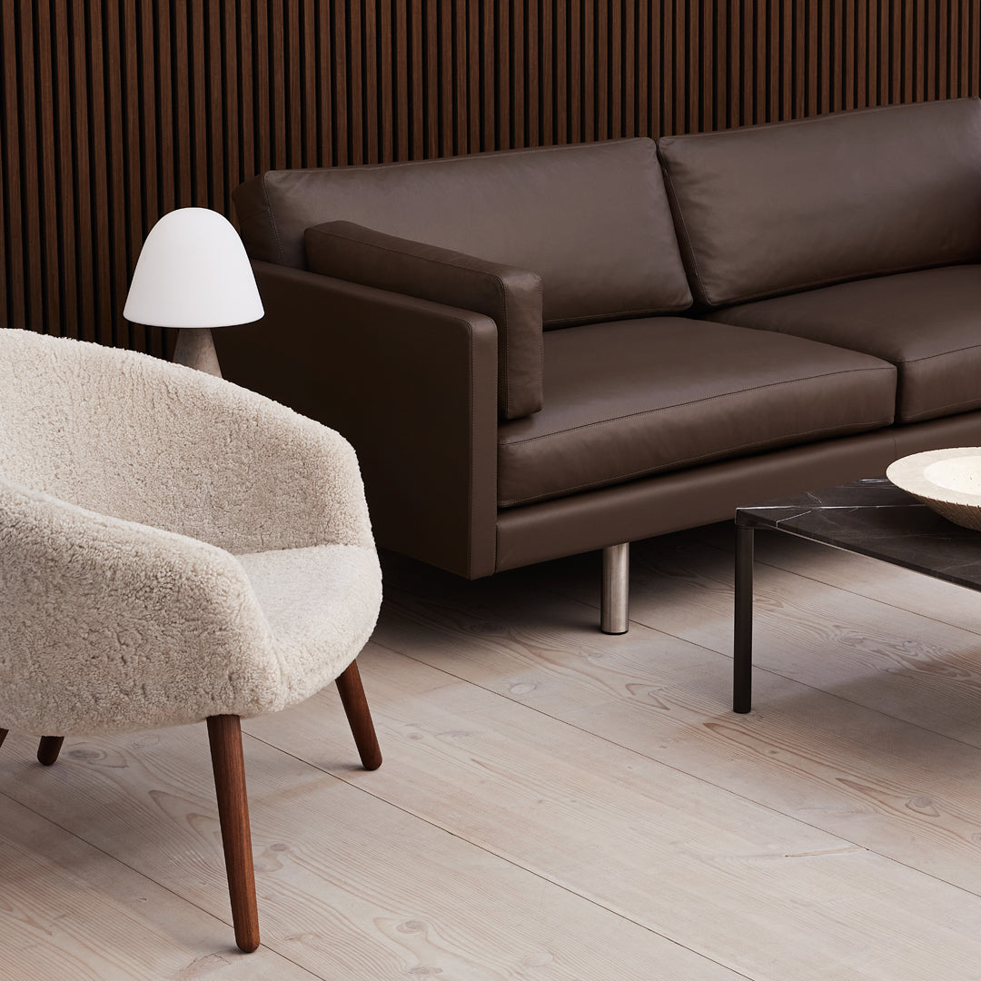 Comfortable Ditzel Lounge Chair - Upholstered Modern Accent Chair for Living Room, Bedroom & Office - Perfect for Relaxing and Reading