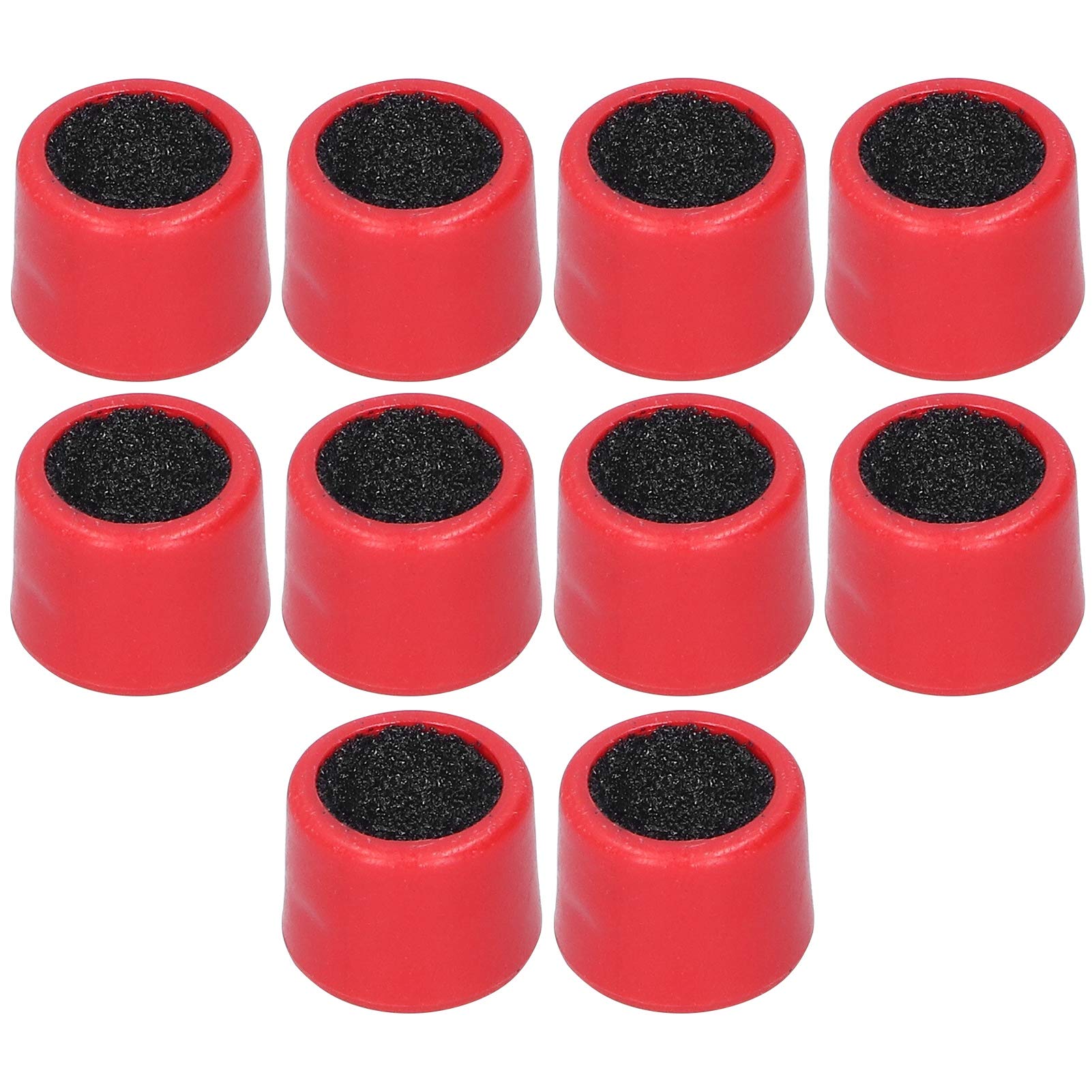 NALLELY 10 Pcs Pool Stick Tip Shaper - Double Sided Billiard & Snooker Cue Tip Trimmer, Repair Tool, Polisher & Burnisher for Professional & Home Game Maintenance