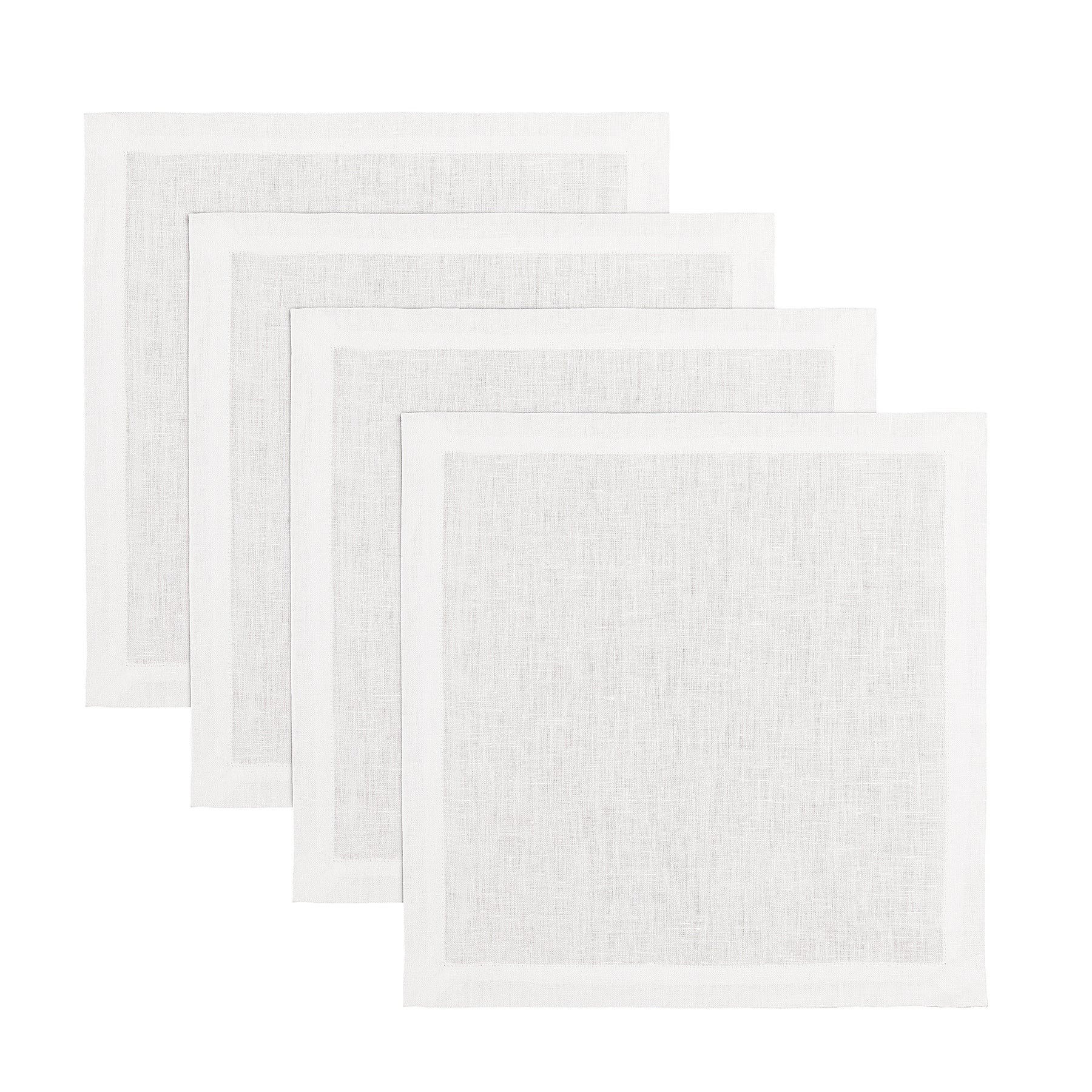 Premium Fete Square Placemats Set of 4 - Waterproof & Heat-Resistant Dining Table Mats for Everyday Use, Dinner Parties & Holiday Decor