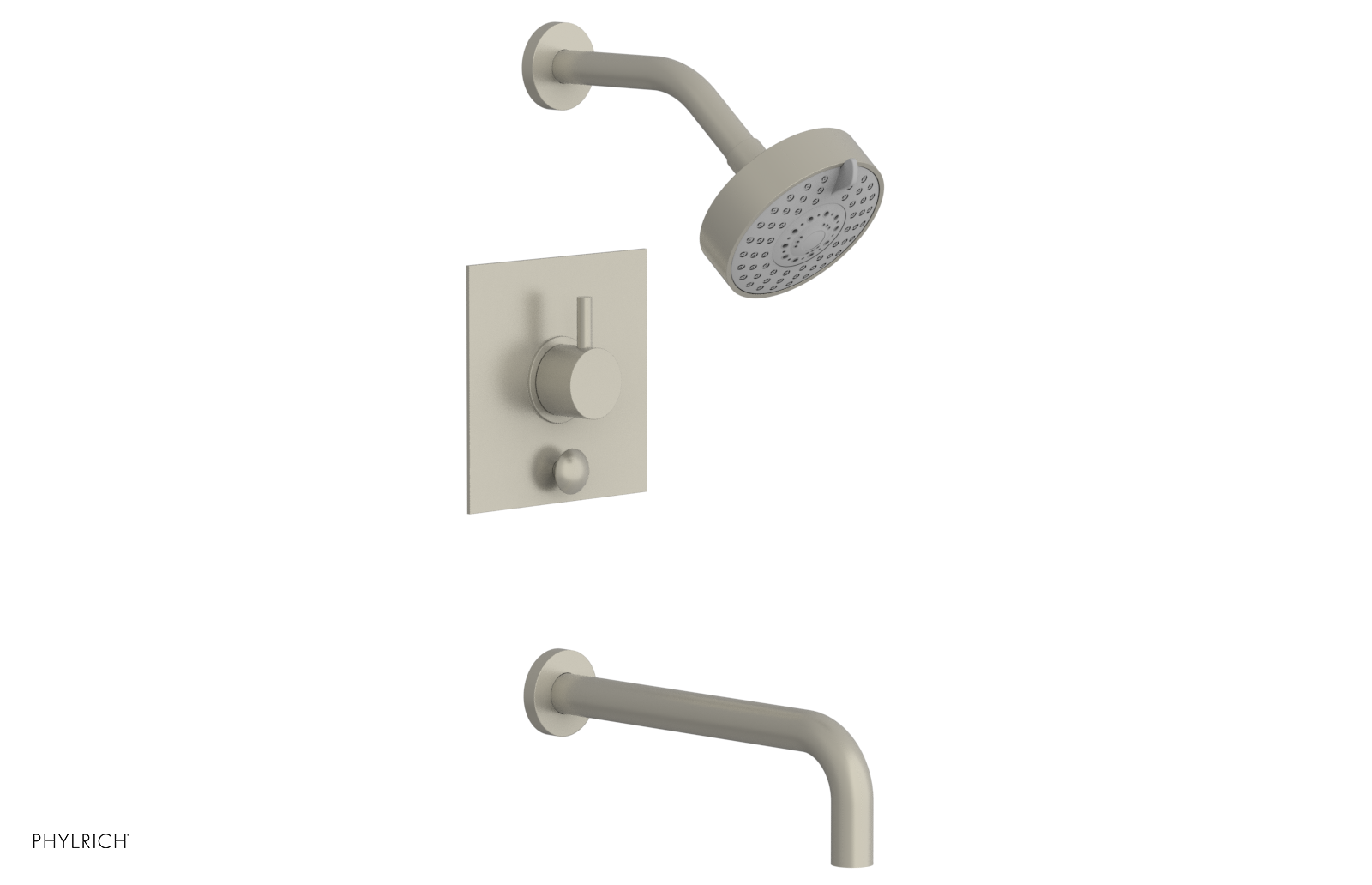 BASIC II 10 Pressure Balance Tub and Shower Faucet Set - 230S 29 10 - Perfect for Bathroom Renovation & Modern Home Upgrade