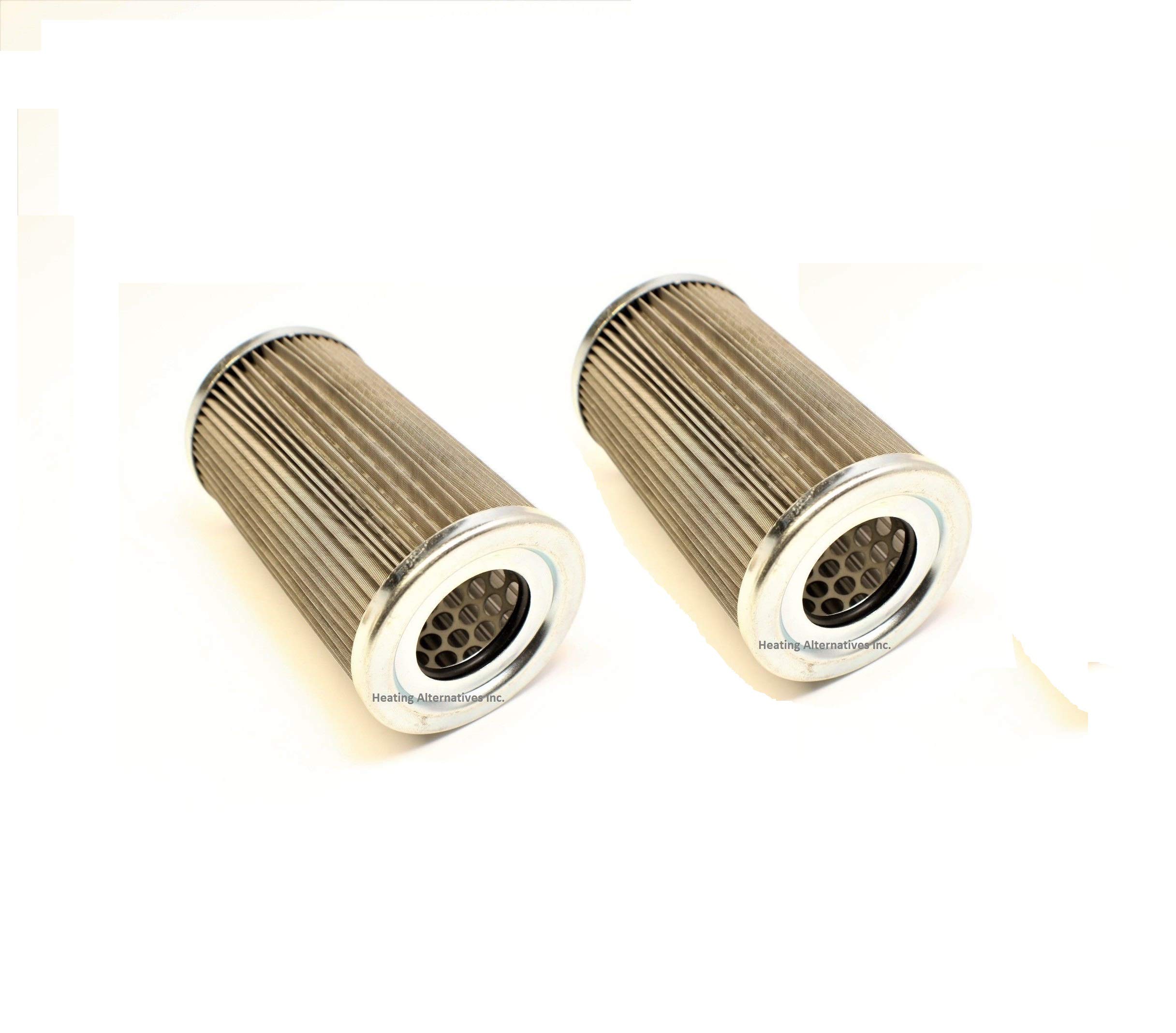 Reznor 102295 Replacement Cleanable Mesh Filter 5062-100 - 100 Micron Stainless Steel Strainer (2 Pack) - Universal Fit for HVAC Systems, Water Filtration & Industrial Applications