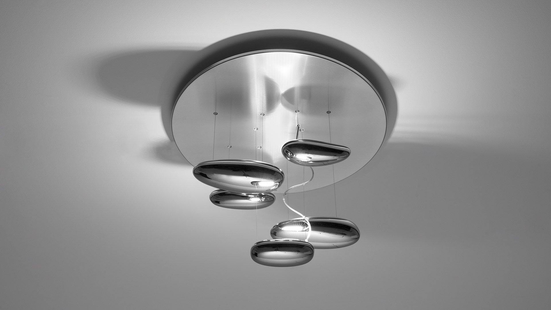 Stylish Mercury Ceiling Light Fixture - Modern LED Chandelier for Living Room, Bedroom & Dining Room - Energy Efficient Home Decor Lighting Solution