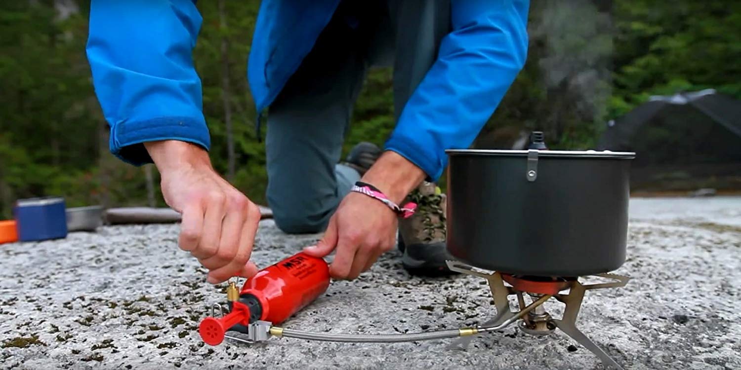 MSR WhisperLite Universal Compact Hybrid Fuel Camping Stove - Lightweight Backpacking Stove for Outdoor Cooking, Hiking & Survival Gear - Perfect for Camping, Backpacking & Emergency Preparedness