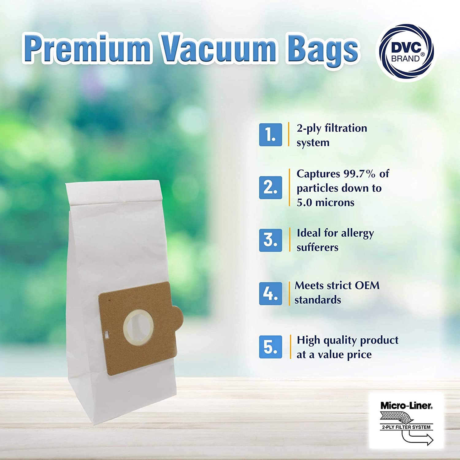 Eureka 970 & 980 Canister Vacuum Bags - 3 Pack DVC Micro-Lined Paper Replacement Bags for Superior Dust Filtration | Perfect for Pet Hair, Allergies & Deep Cleaning