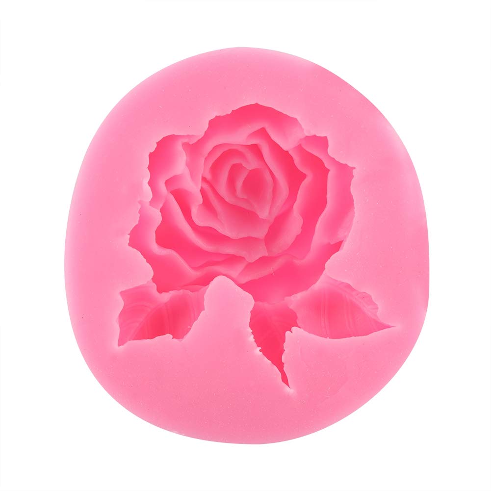 Premium Food-Grade Silicone Rose Flower Fondant Molds - Chocolate Candy & Cake Decorating Tools for Sugarcraft, Fondant, Resin, Polymer Clay & Soap Making - Perfect for Wedding Cakes, Birthday Parties & DIY Crafts