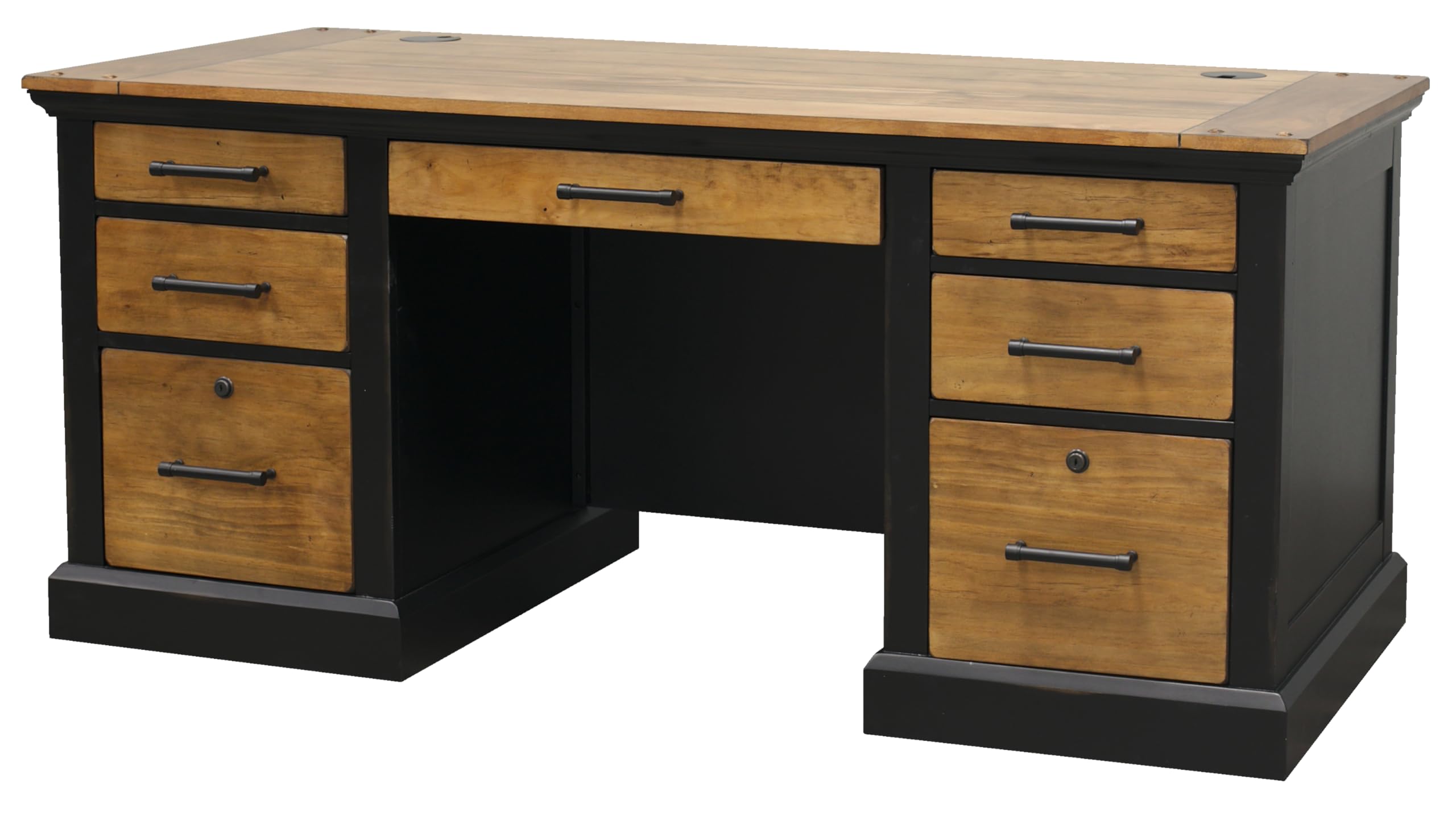 Martin Furniture Double Pedestal Desk - 60