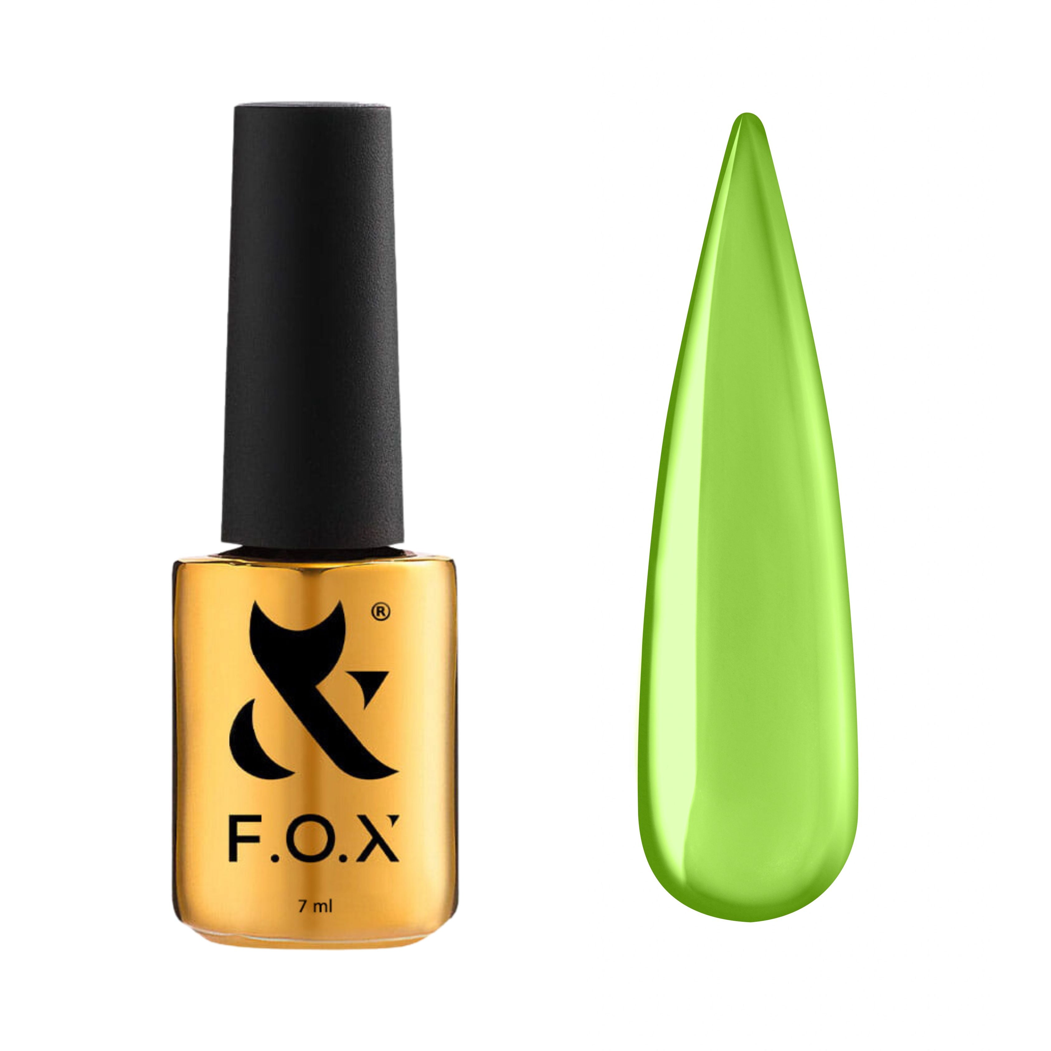 F.O.X Top Rainbow 003 Nail Polish - 7ml Vibrant Long Lasting Gel Polish - Perfect for Manicures, Pedicures & Nail Art Designs