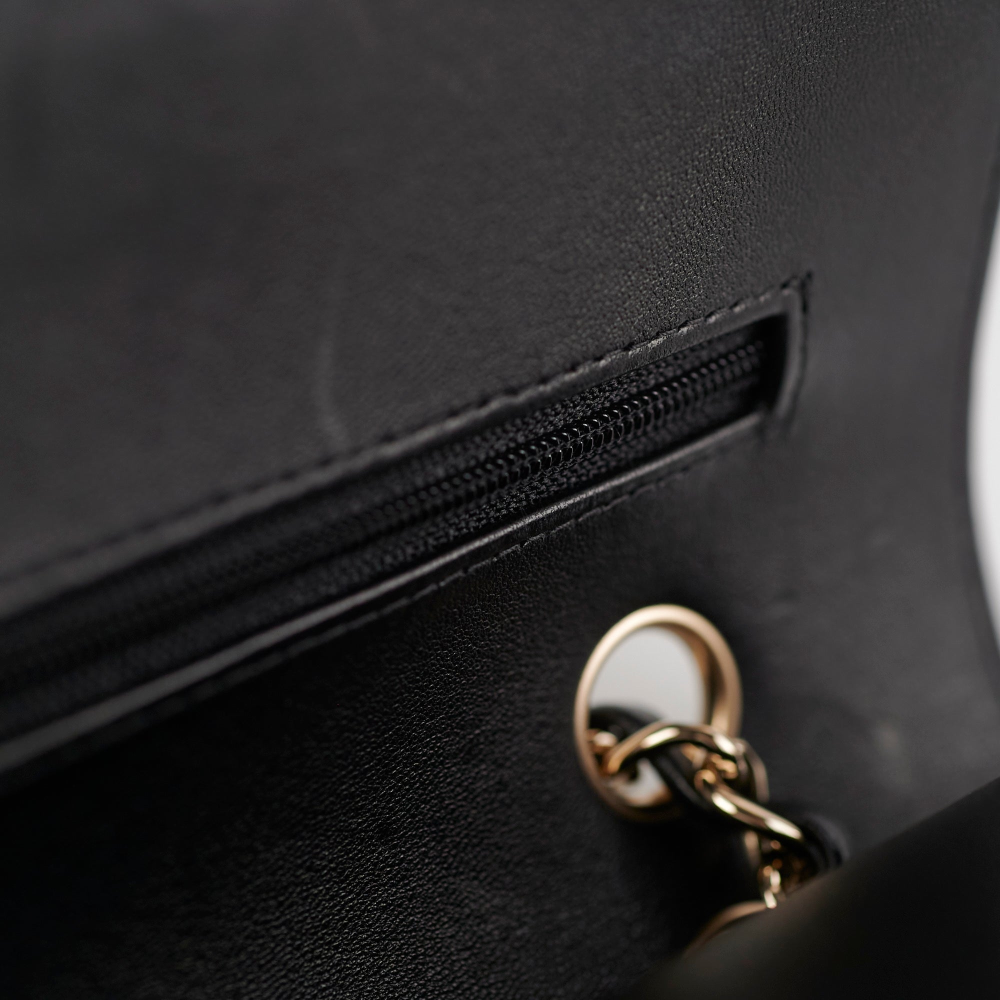 Chanel Medium/Large Chevron Classic Flap Bag in Black | Luxury Designer Handbag for Women | Perfect for Evening Events, Parties & Special Occasions