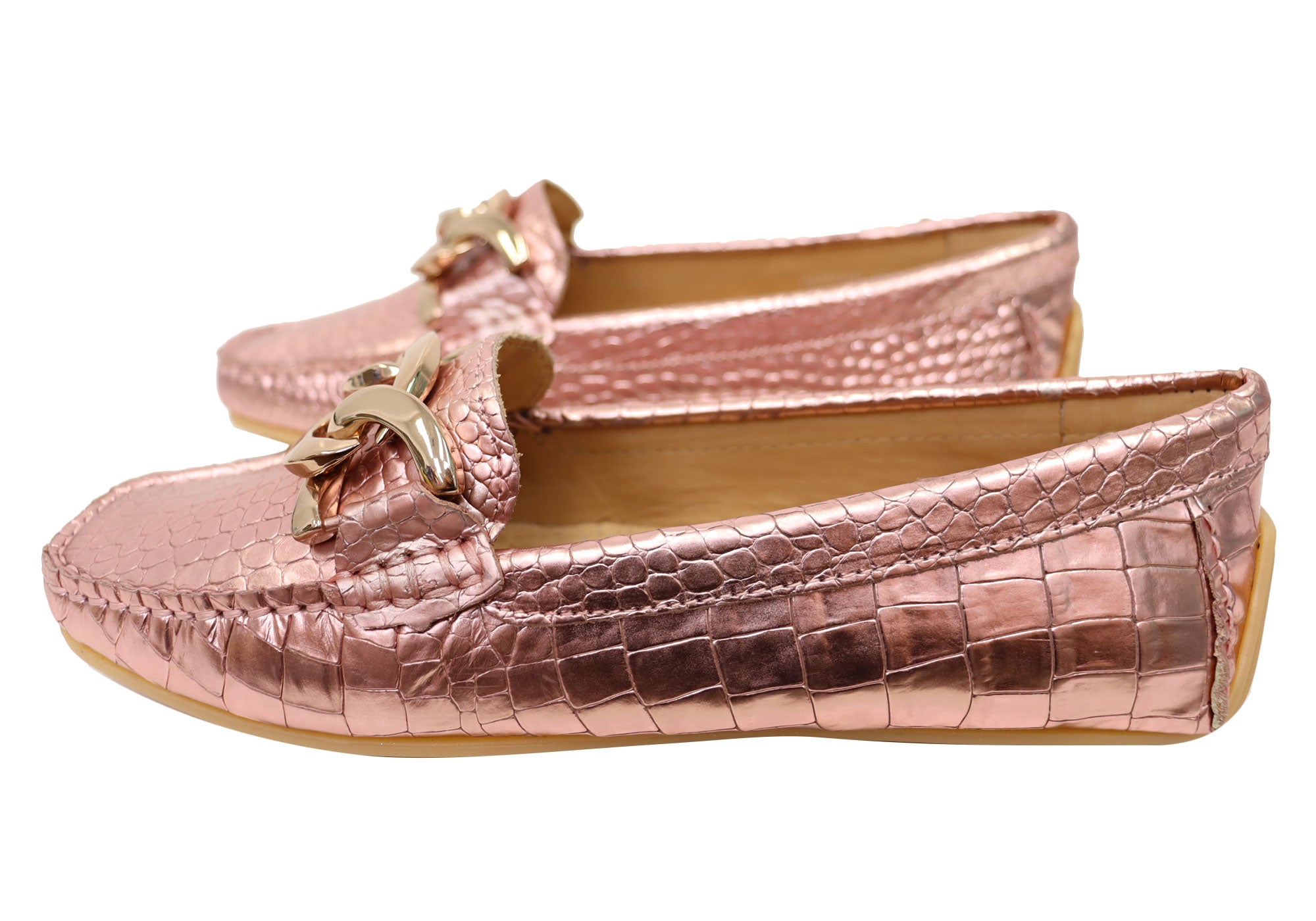 Savelli Emile Women's Comfortable Leather Loafers - Handmade in Brazil - Perfect for Work, Travel & Casual Wear