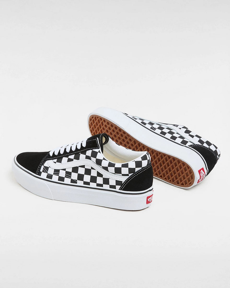 Vans Old Skool Platform Sneakers for Women & Men - Classic Skate Shoes with Cushioned Comfort - Perfect for Streetwear, Skateboarding & Casual Outfits
