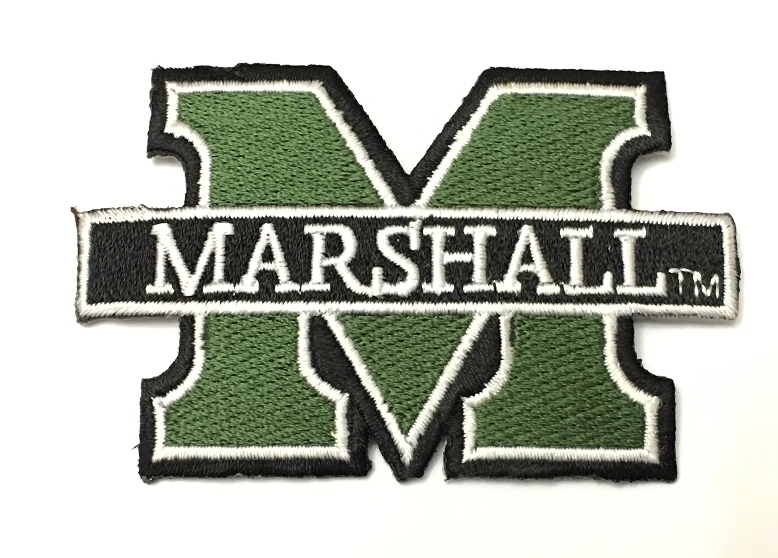 Marshall Thundering Herd Embroidered Iron-On Patch (Large) - Perfect for Jackets, Backpacks, and DIY Crafts