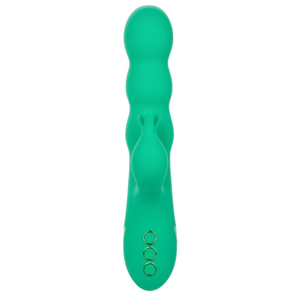 California Dreaming Sonoma Satisfier Thrusting Rabbit Vibrator - Powerful Dual Stimulation G-Spot & Clitoral Massager for Women - Perfect for Solo Play & Couples Intimacy