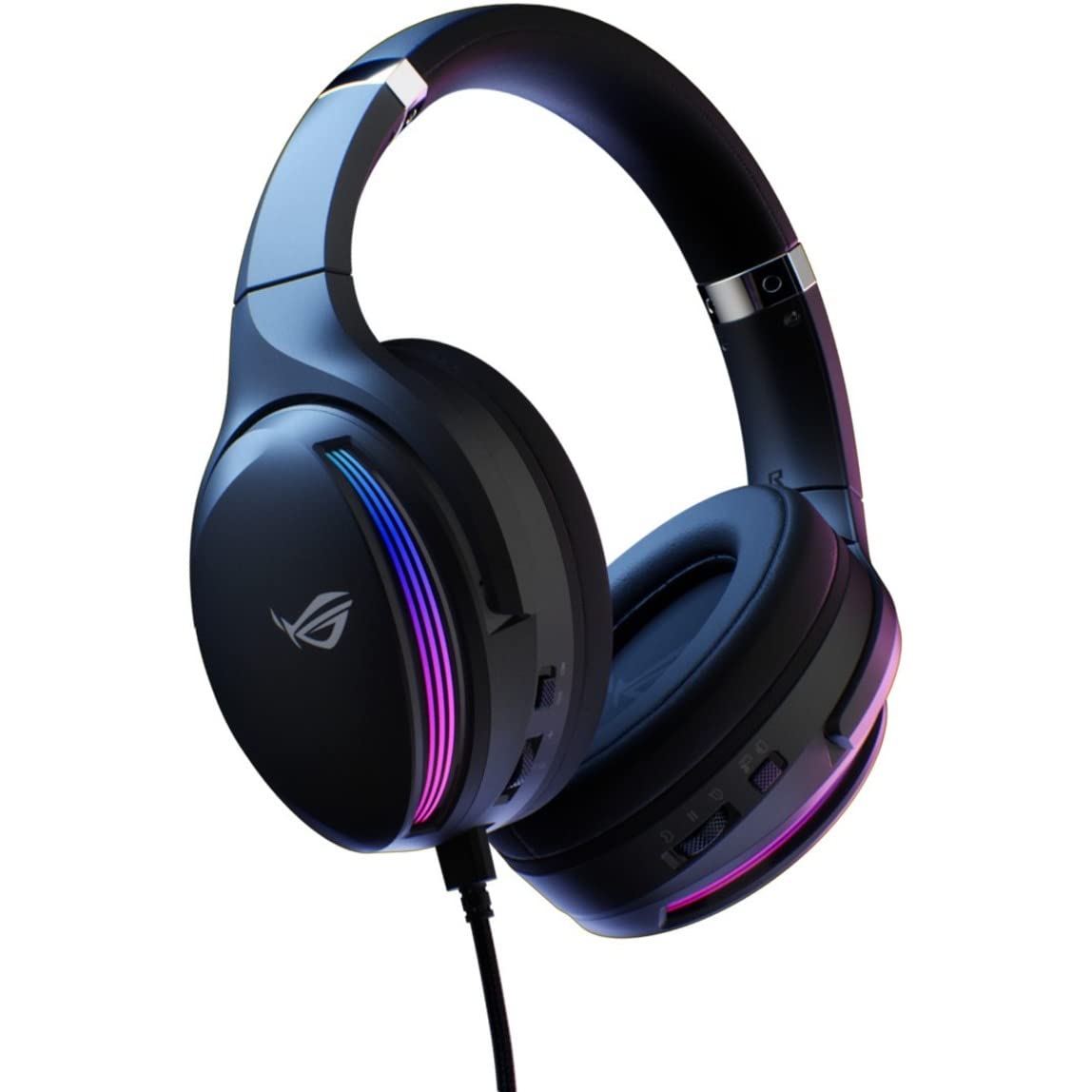 ASUS ROG Fusion II 500 Gaming Headset - 7.1 Surround Sound, Noise Cancelling Mic, RGB Lighting - Perfect for PC, PS5, Xbox Gaming & Streaming