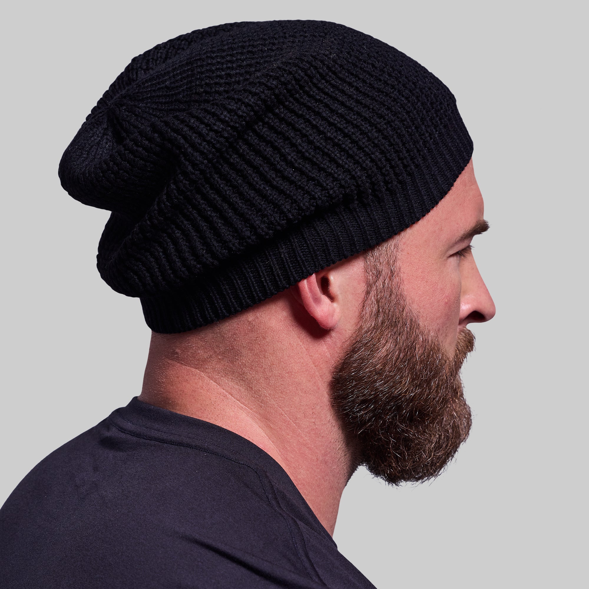 Primitive Waffle Knit Beanie for Men & Women - Soft Winter Hat in Black - Perfect for Cold Weather, Outdoor Activities & Streetwear Fashion