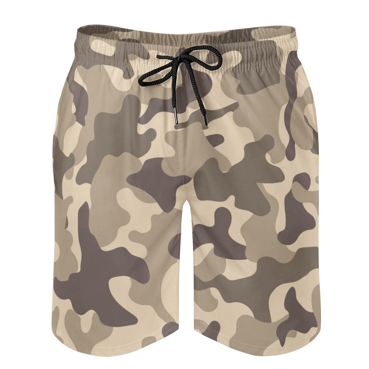 Quick Dry Swim Trunks for Girls - Camouflage Army Style Summer Beach Shorts | Lightweight & Comfortable Swimwear for Pool, Surfing & Water Sports