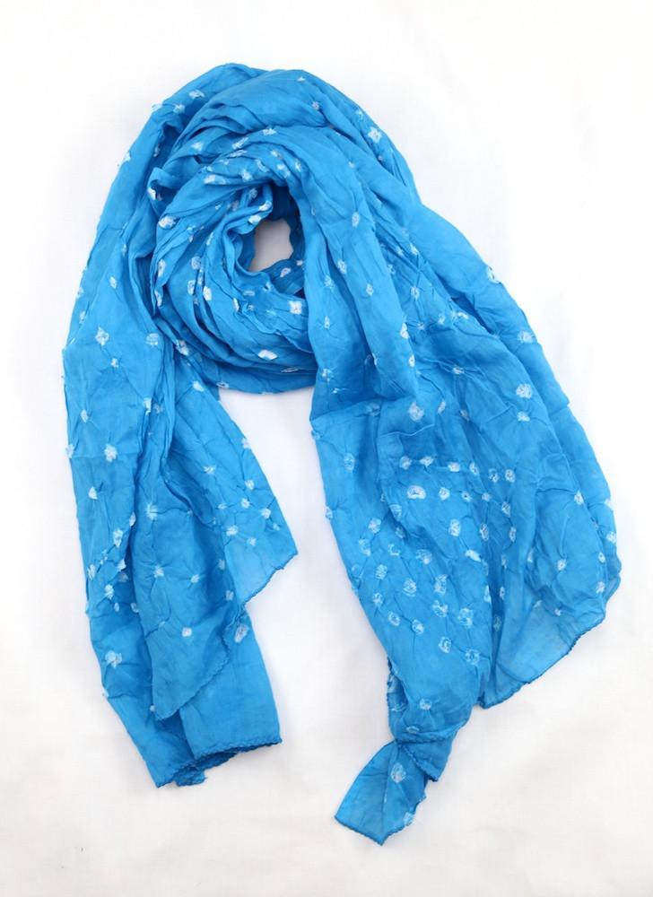 Handmade Batik Cotton Scarf from Nepal - Lightweight & Breathable Fashion Accessory for Women - Perfect for Travel, Beach, and Boho Style Outfits