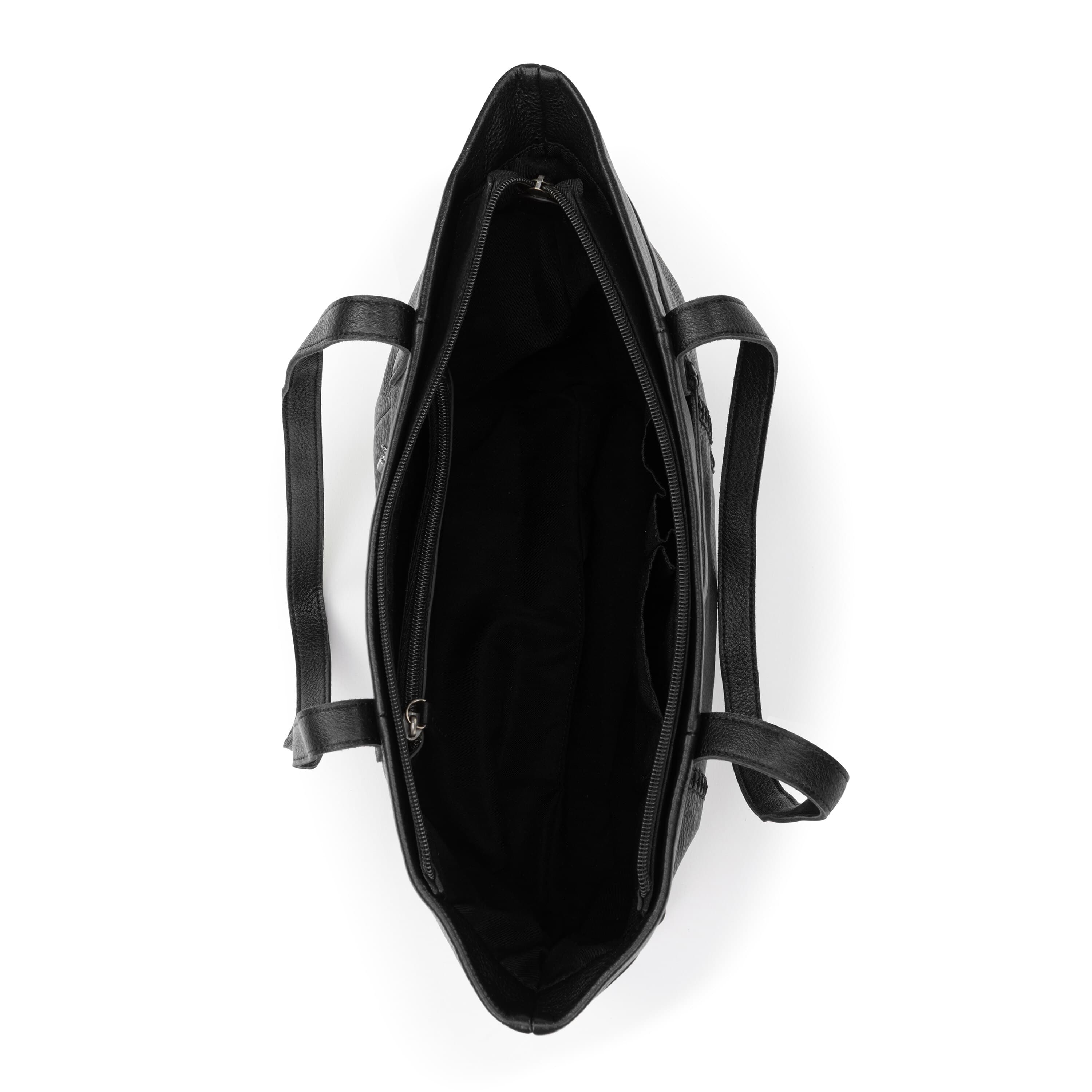 Premium Metro Tote Bag - Genuine Leather Handbag for Women - Stylish Black Shoulder Bag - Perfect for Work, Travel & Everyday Use
