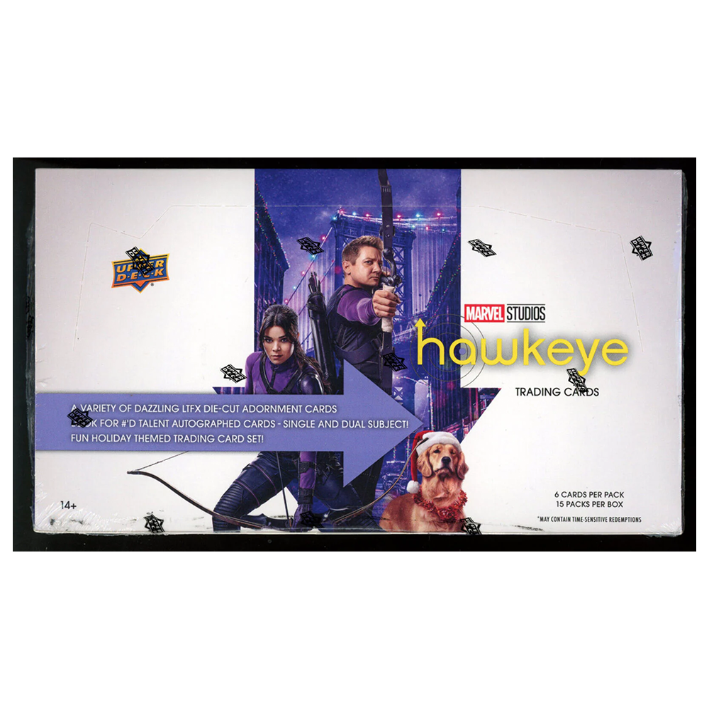 2023 Upper Deck Marvel Studios Hawkeye Hobby Trading Card Box - Collectible Cards for Marvel Fans | Perfect for Collectors, Gifts & Game Nights